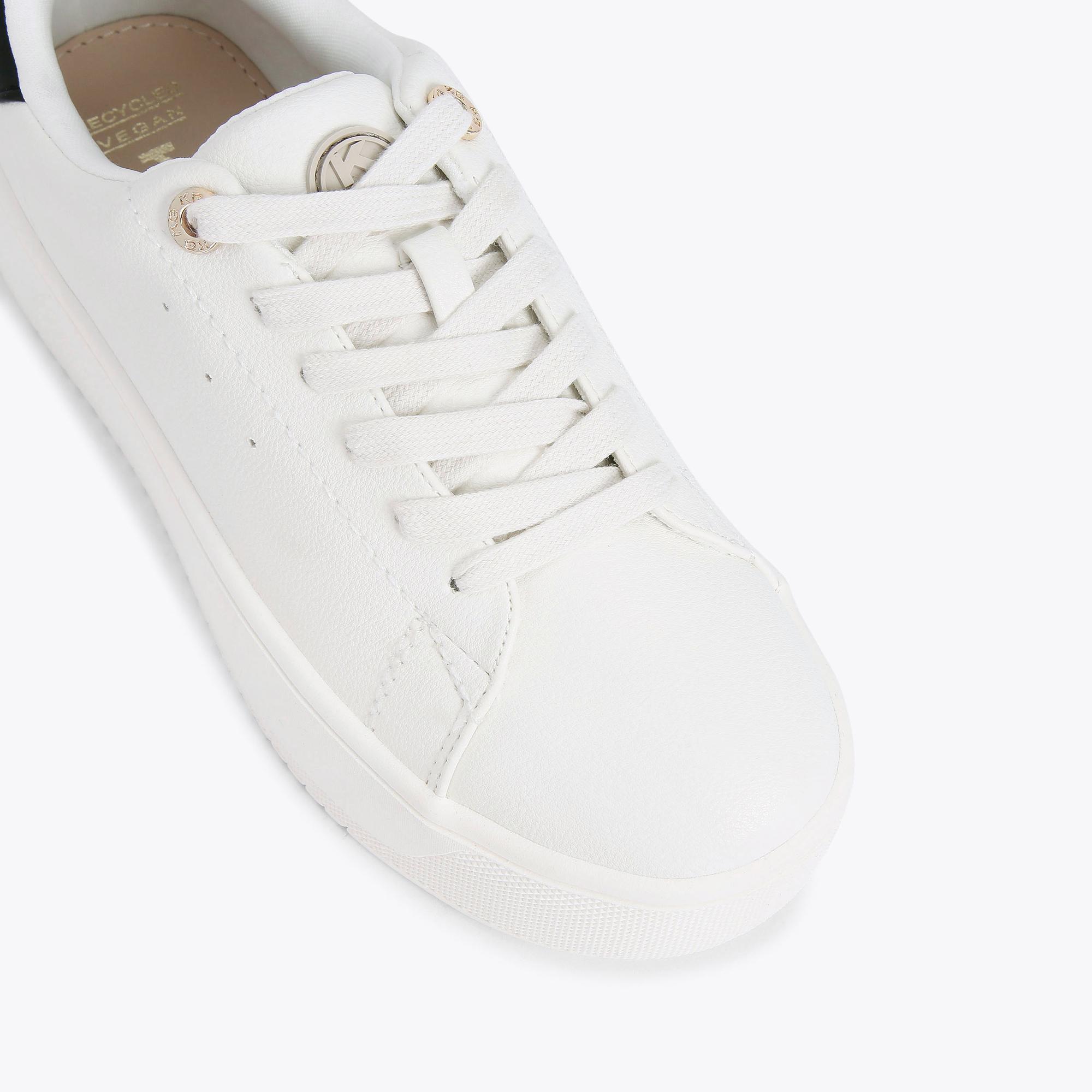 LIGHTER LACE UP White Vegan Chunky Sneakers by KG KURT GEIGER