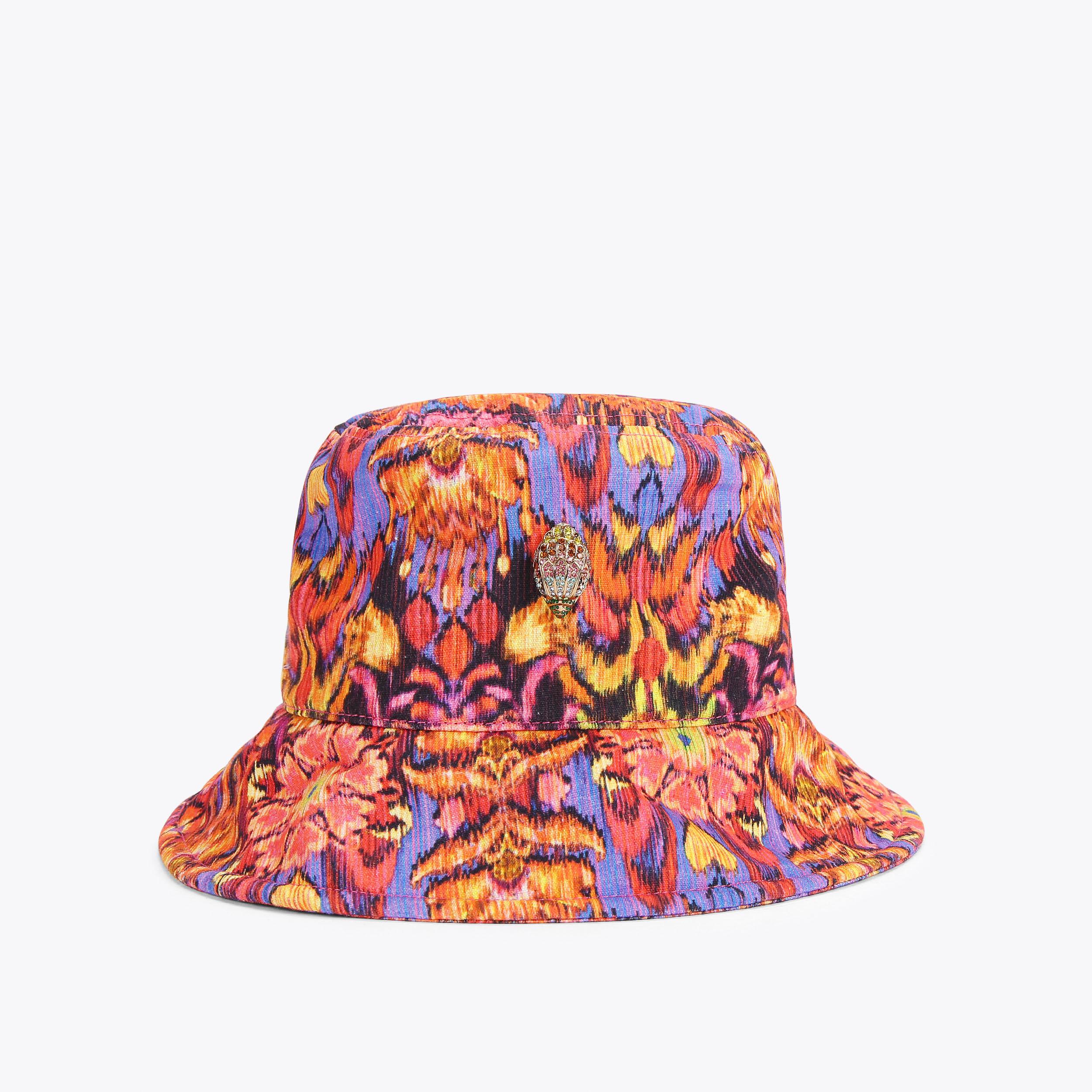 MW BUCKET HAT Pink Bucket Hat by KURT GEIGER LONDON