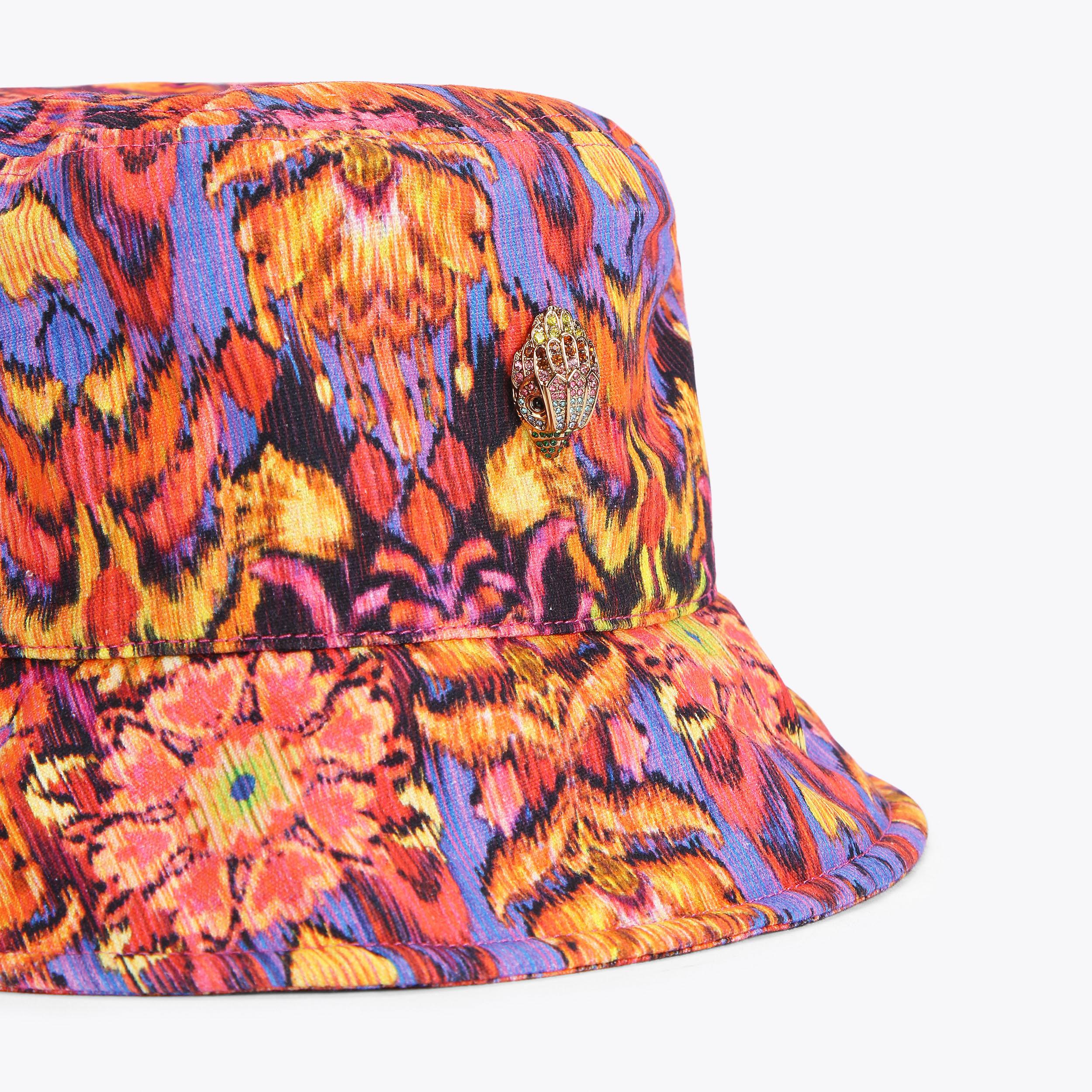 NWT Kurt Geiger Floral Couture Bucket Hat MW BUCKET HAT Pink Bucket Hat by KURT GEIGER LONDON main image 4