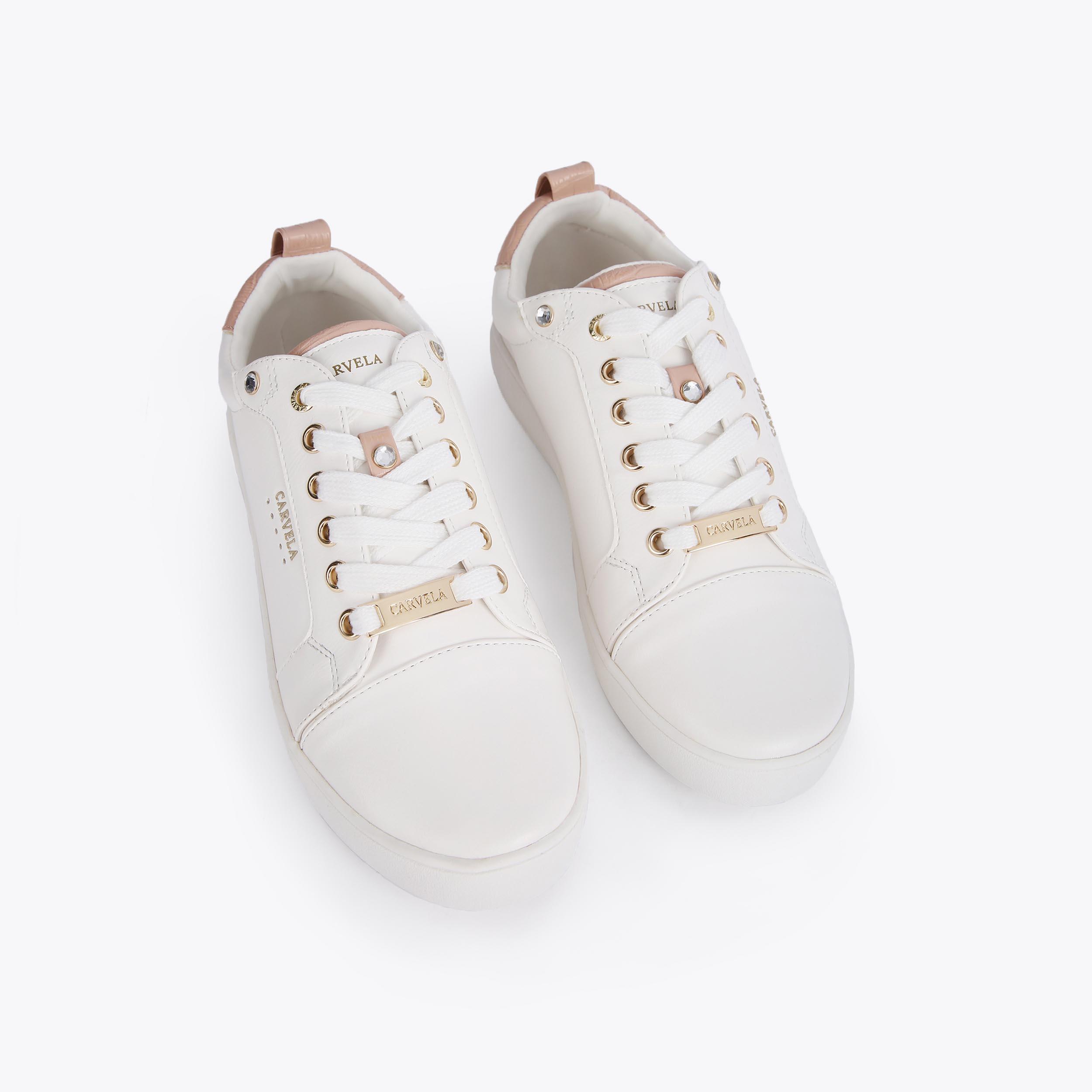 Carvela white trainers outlet