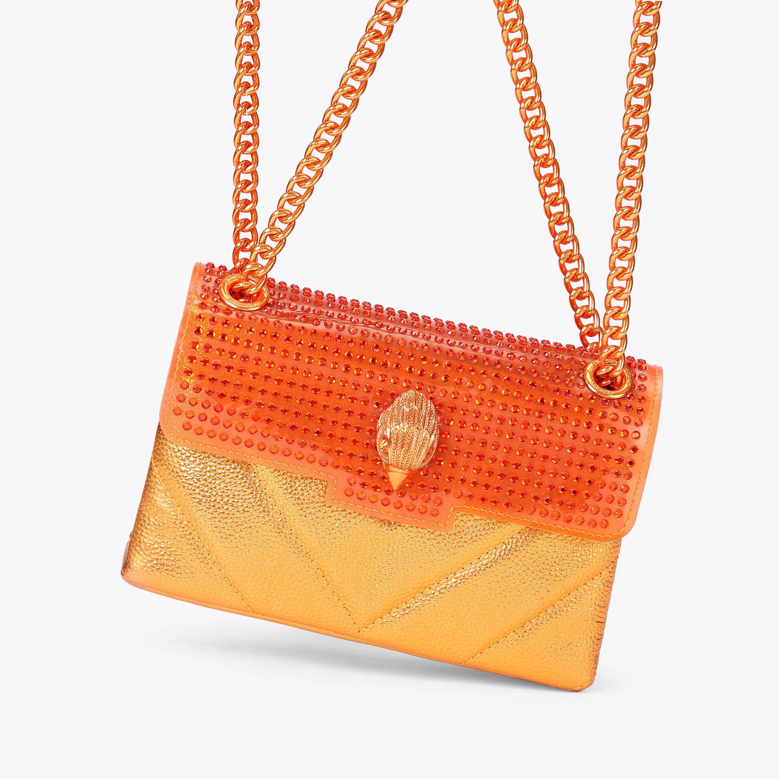 kurt geiger orange bag