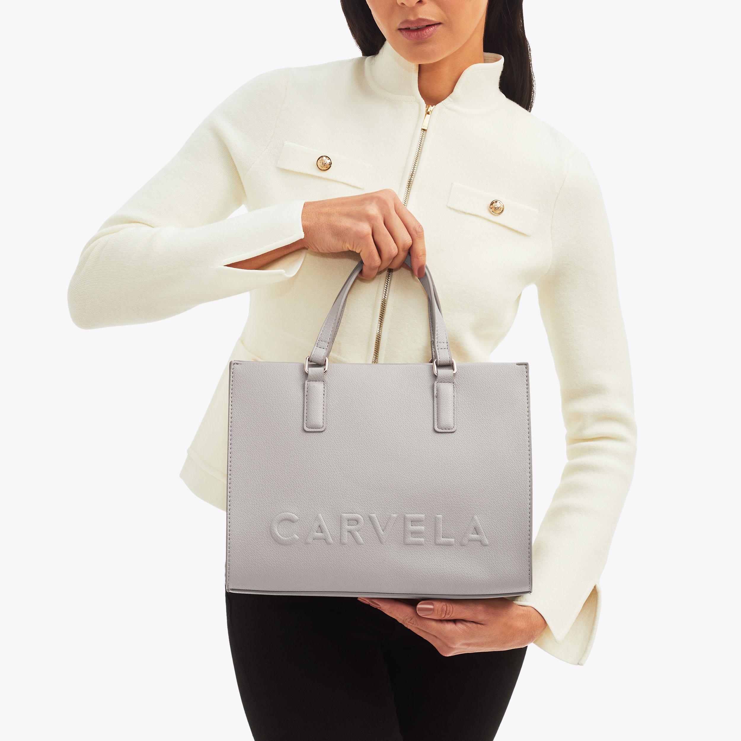 Carvela grey tote discount bag