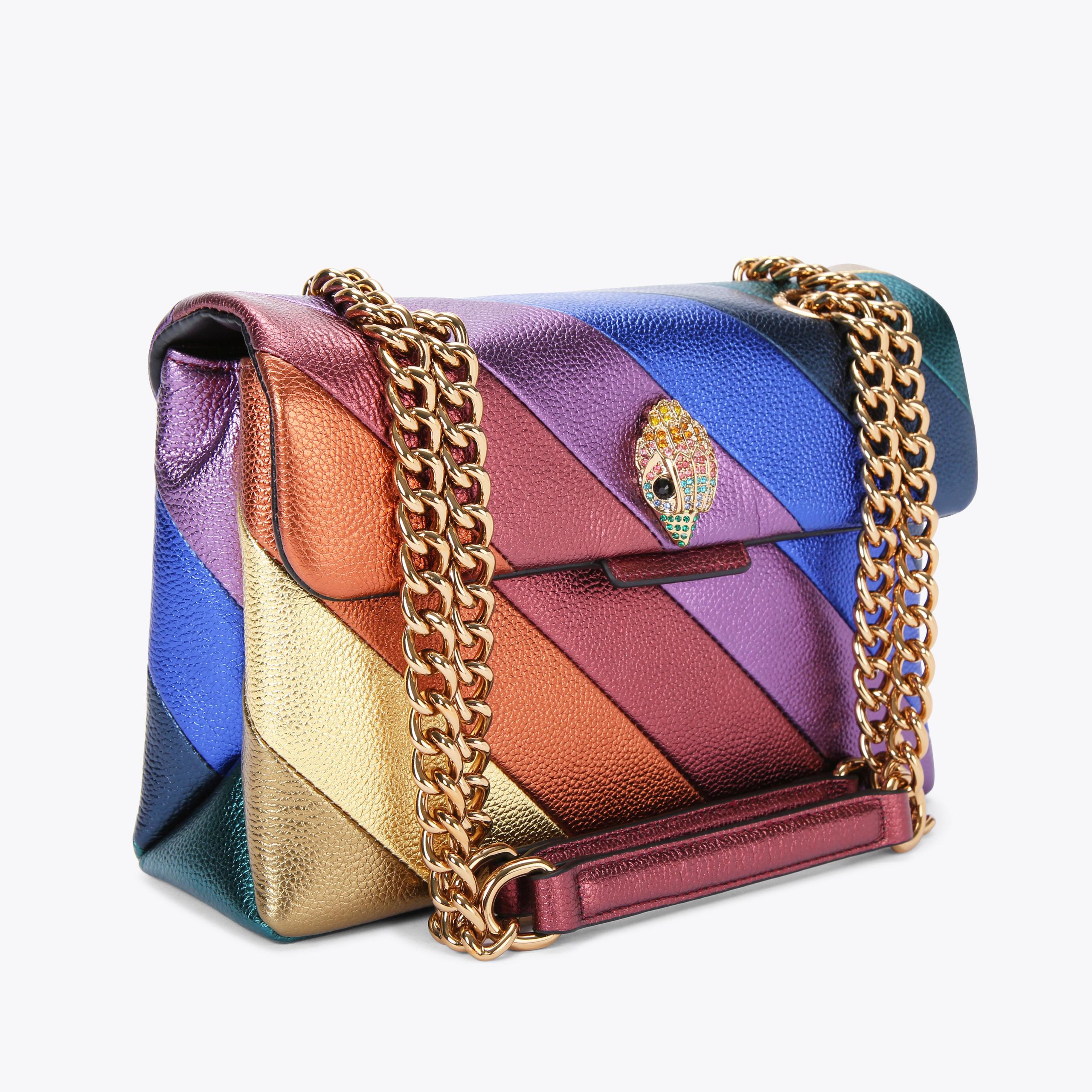 KENSINGTON LEATHER Rainbow Stripe Bag by KURT GEIGER LONDON