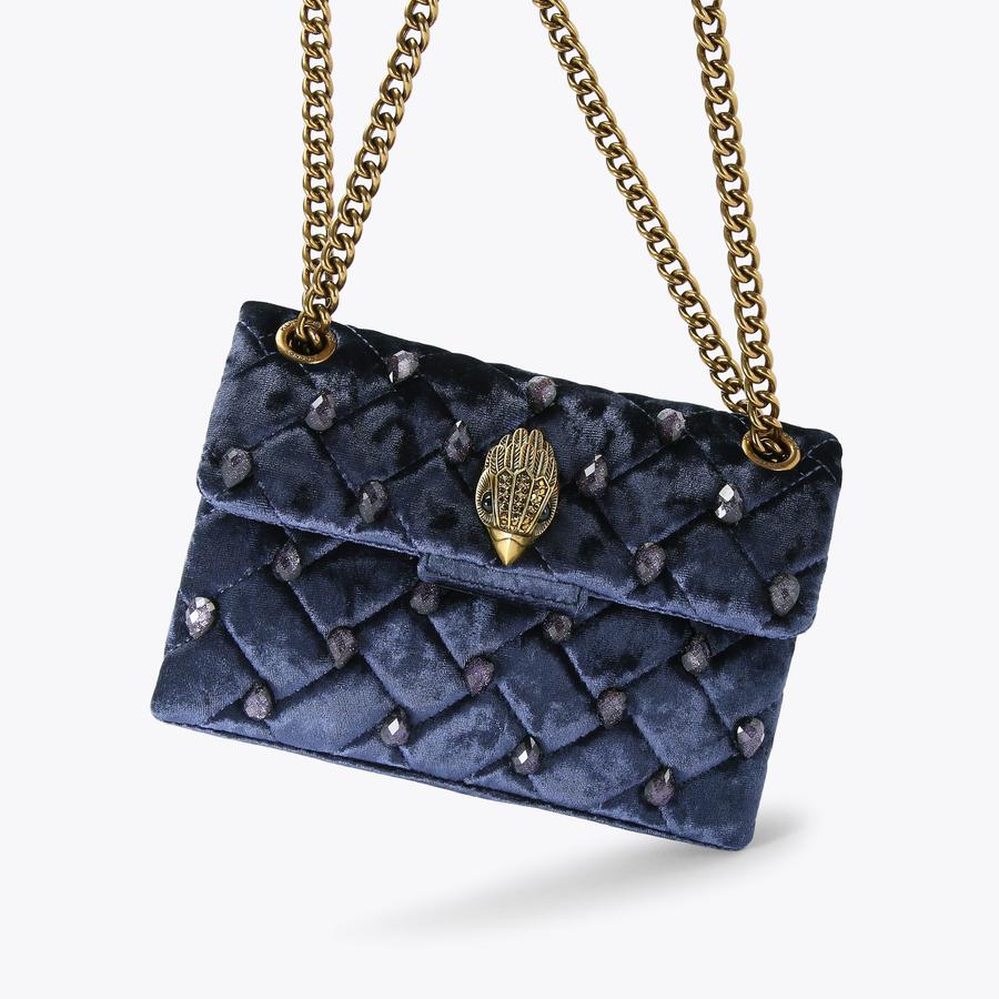 KURT GEIGER LONDON MINI EMBELLISHED VELVET purchases BAG