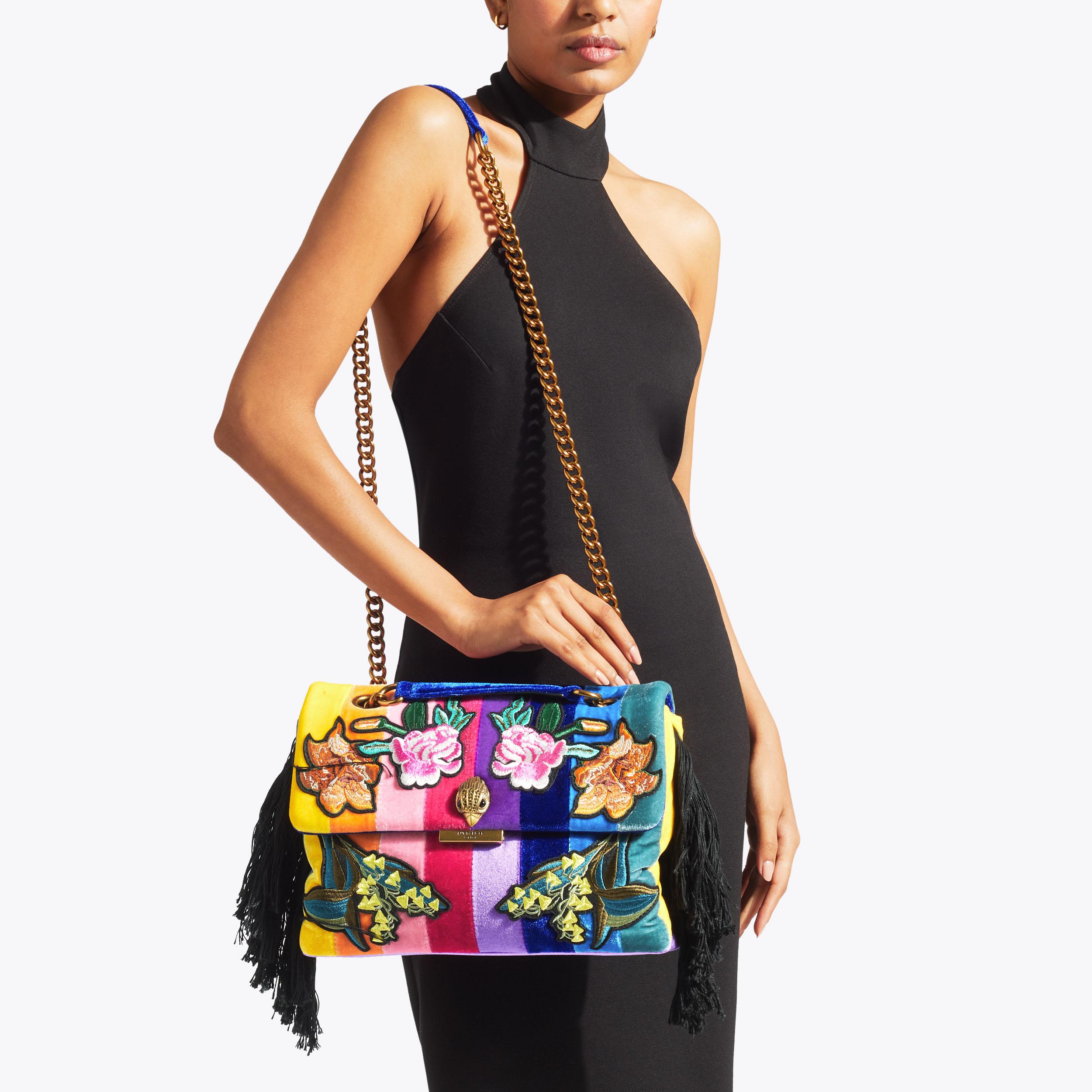 Kurt geiger kensington stripe bag hotsell