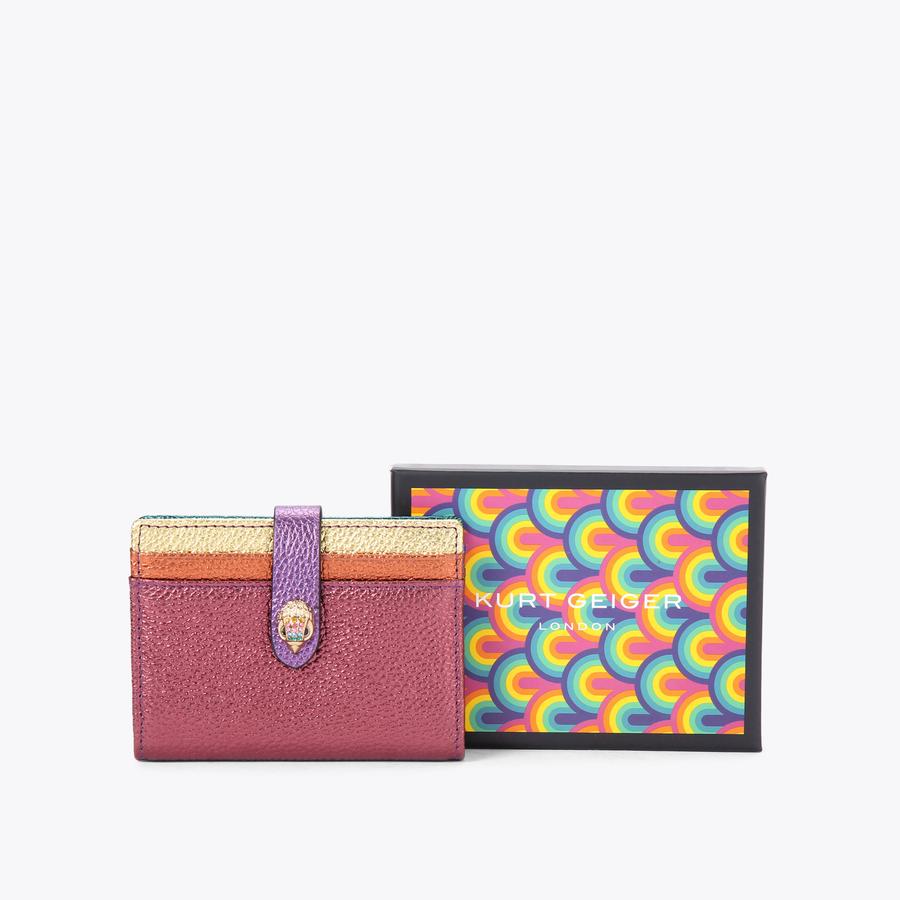 [JILLSTUART]★Color Matching Leather Business Card Holder leather-card-holder-key-ring-