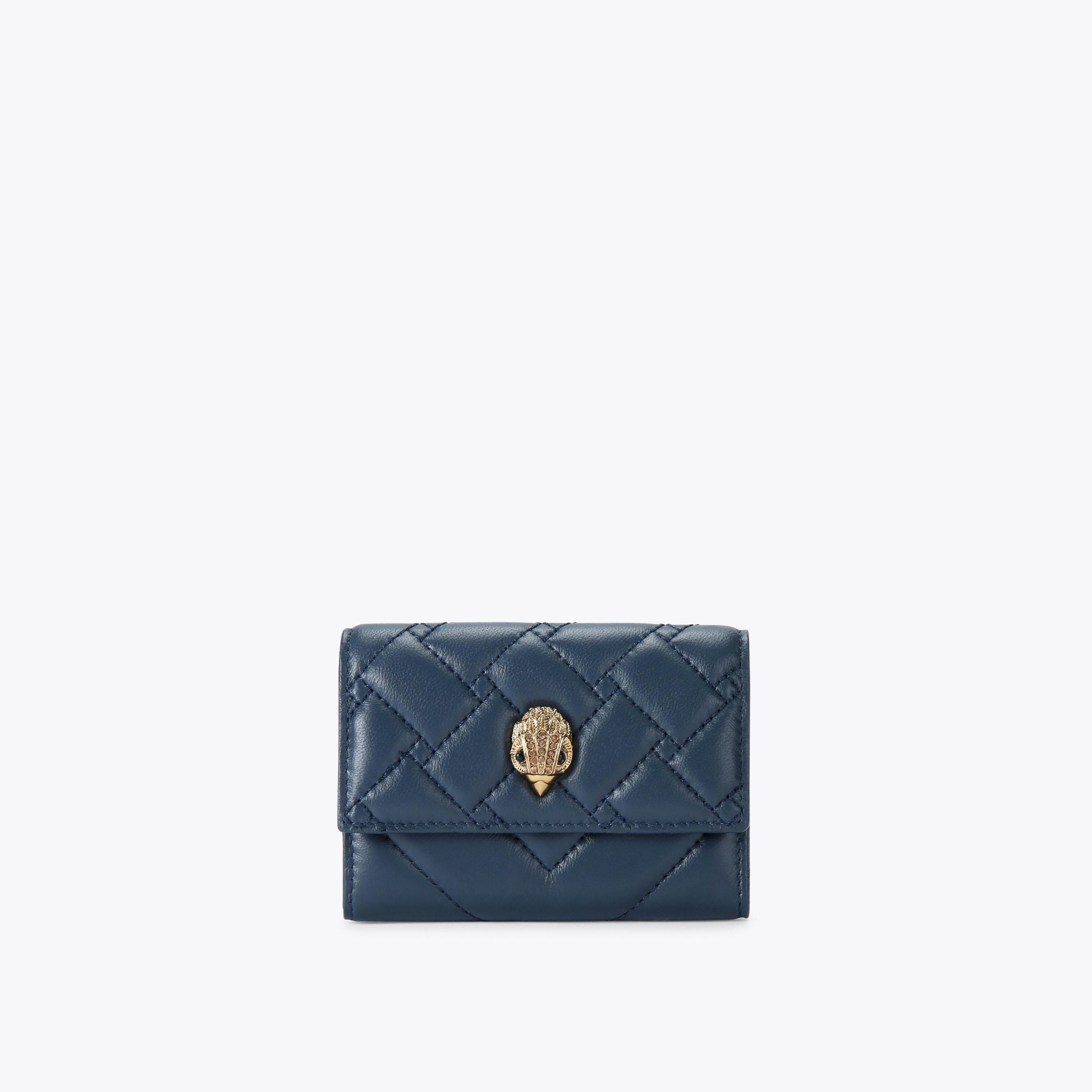 FLAP MULTI CARD HOLDER Navy Purse by KURT GEIGER LONDON