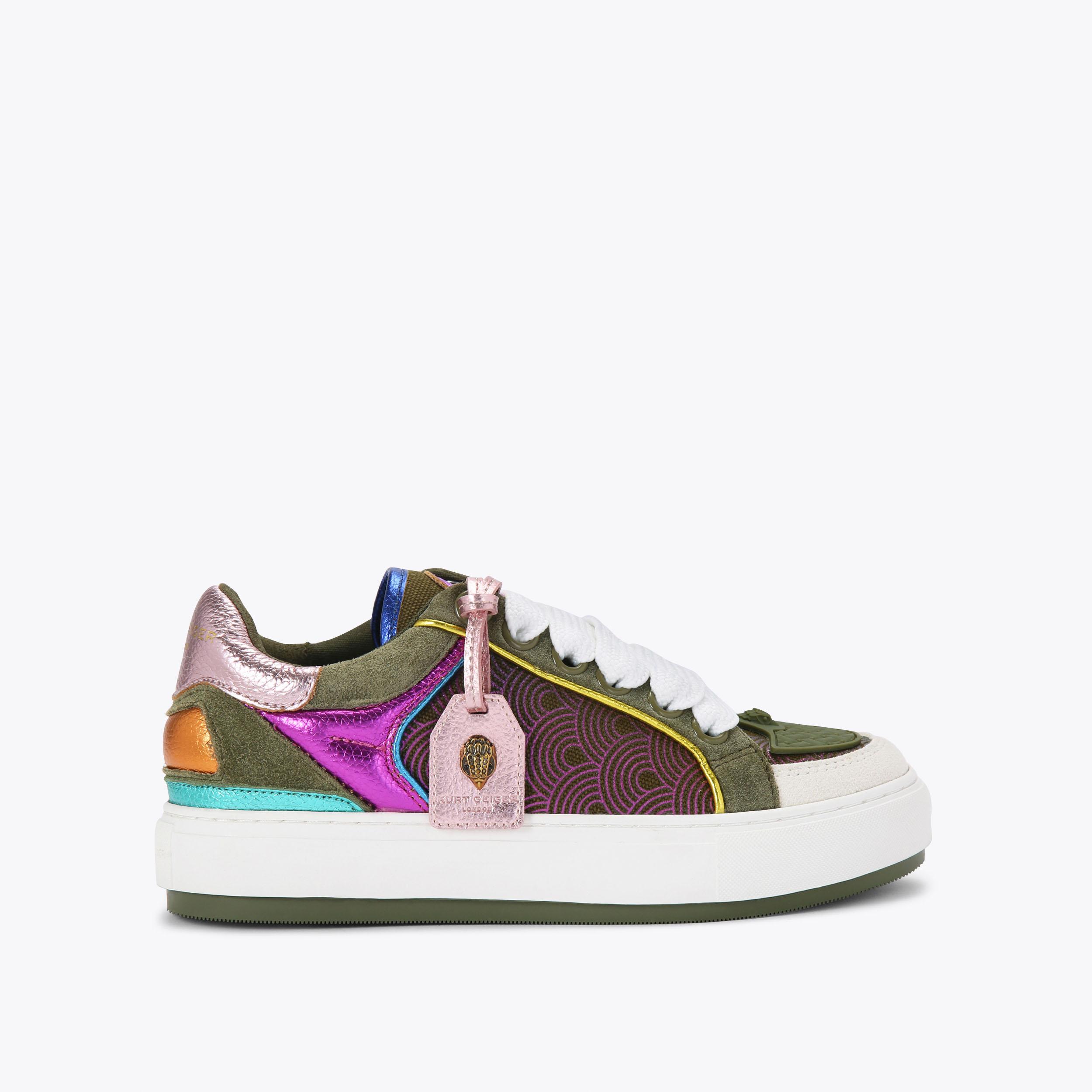 Kurt geiger snakeskin on sale trainers