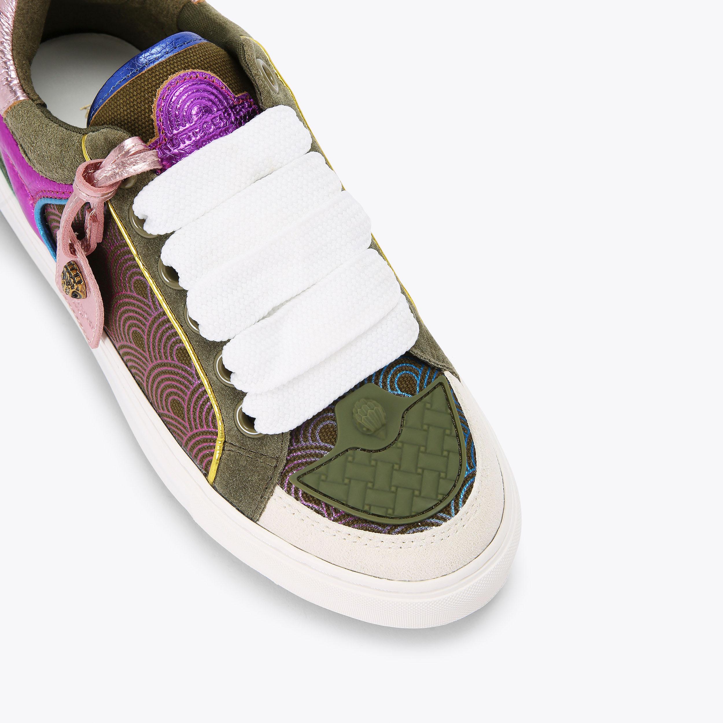 Olive green sneakers clearance