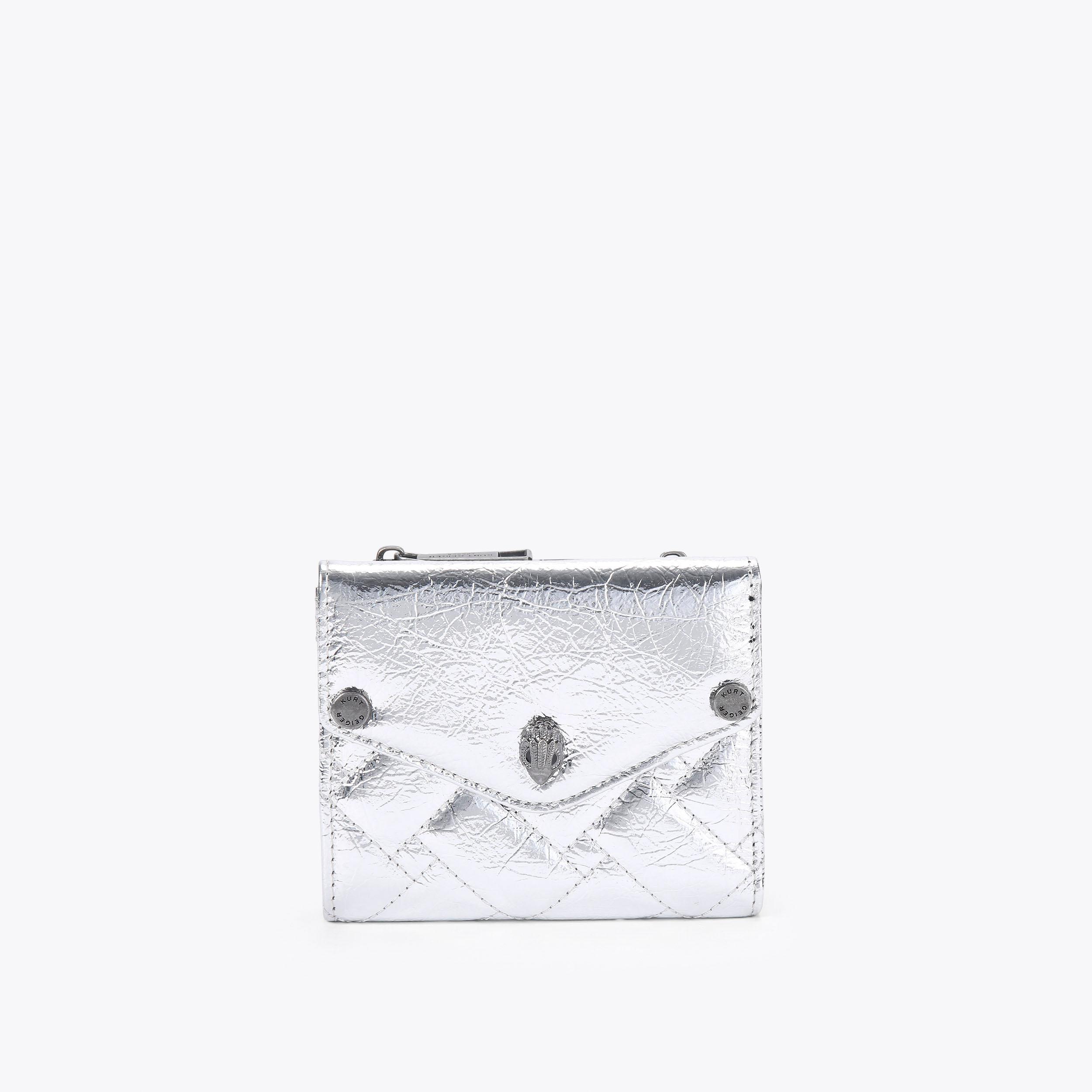 HACKNEY MINI PURSE Silver Wallet by KURT GEIGER LONDON