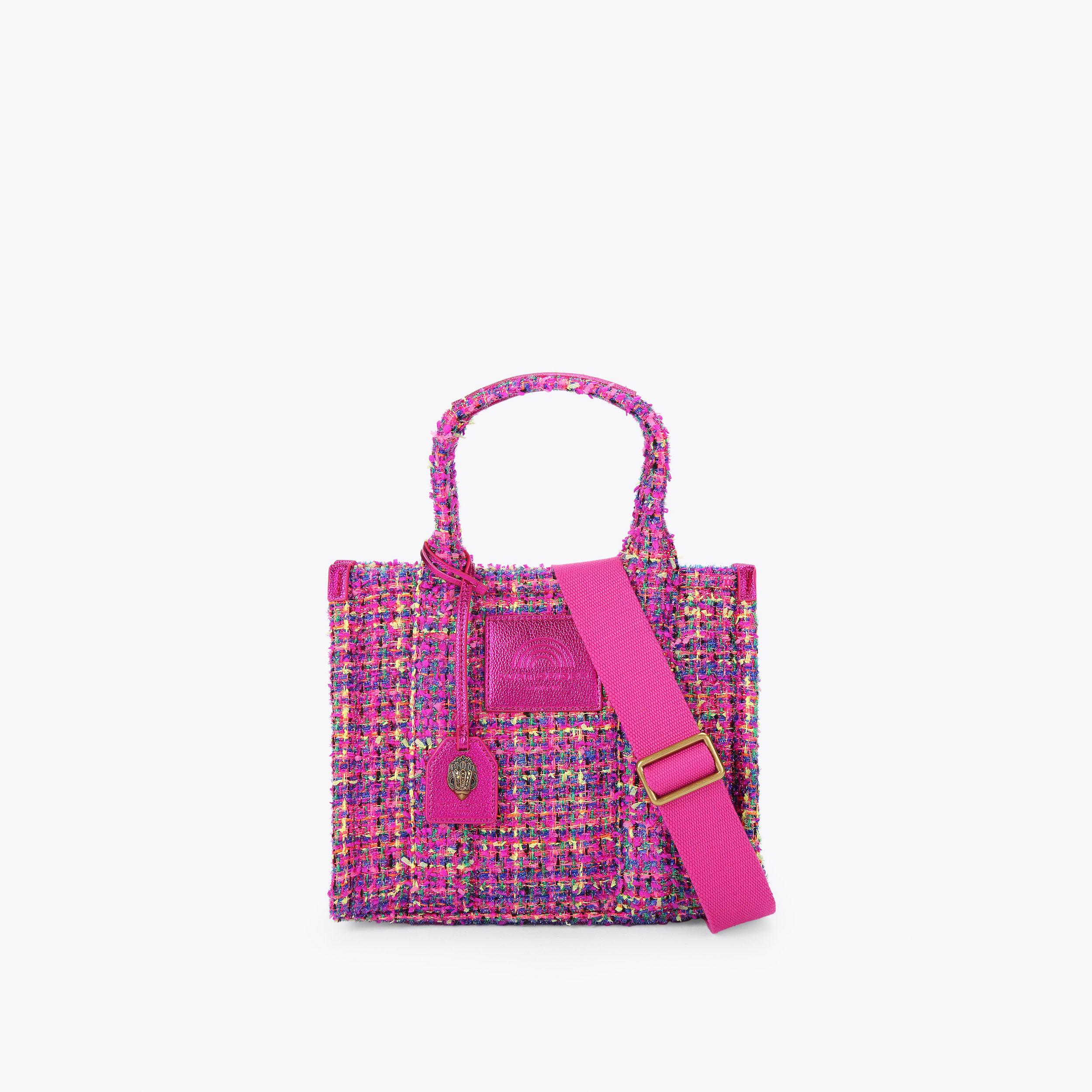 Kurt geiger pink tweed on sale bag