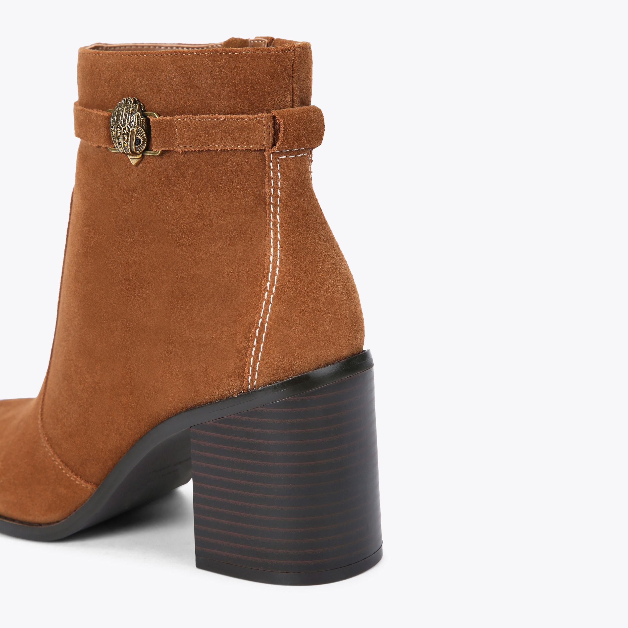 Kurt geiger sale tan ankle boots