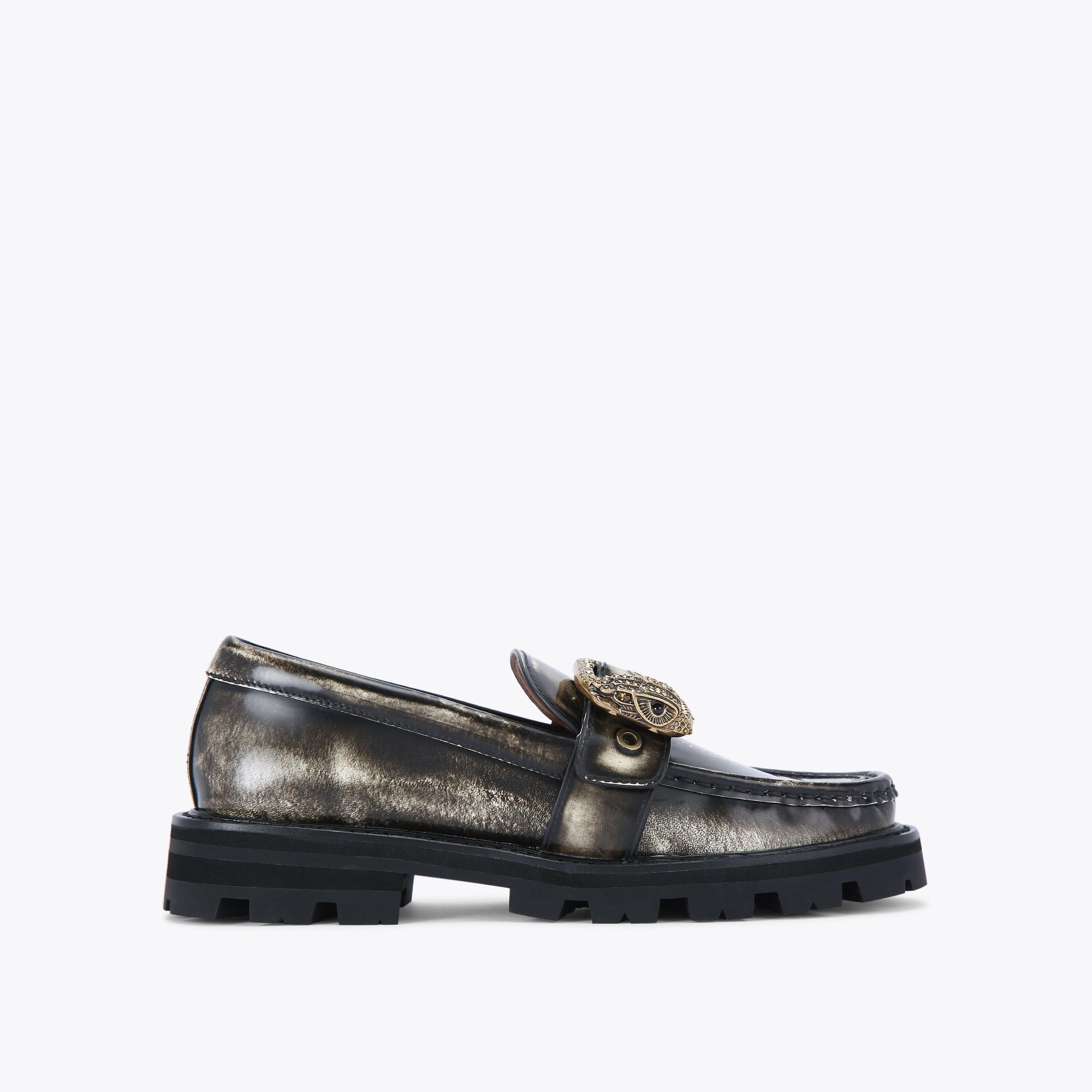 MAYFAIR CHUNKY LOAFER Bone Slip On Loafer by KURT GEIGER LONDON display picture 2
