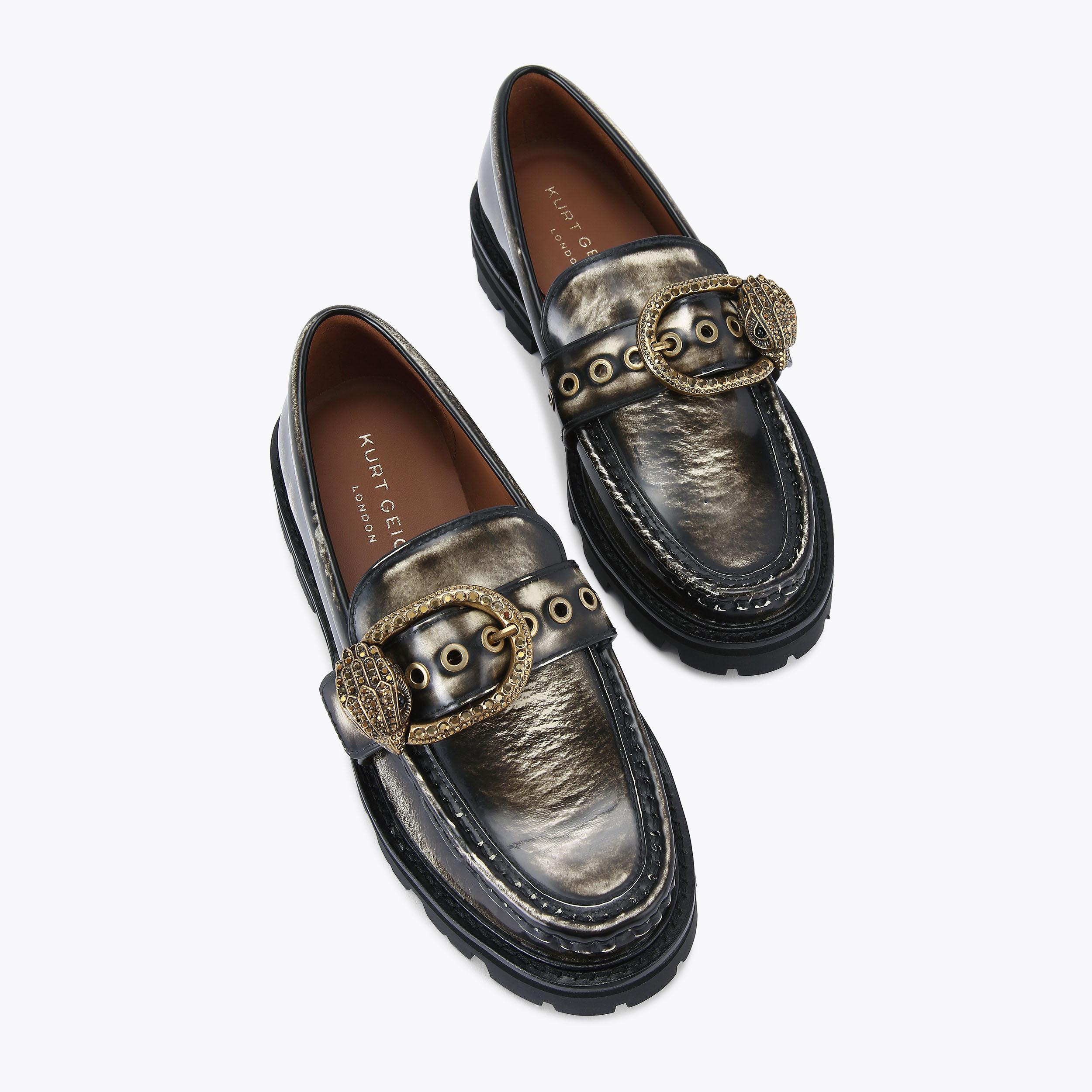 MAYFAIR CHUNKY LOAFER Bone Slip On Loafer by KURT GEIGER LONDON