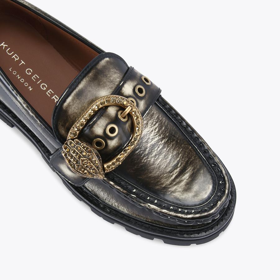 MAYFAIR CHUNKY LOAFER Bone Slip On Loafer by KURT GEIGER LONDON display picture 1