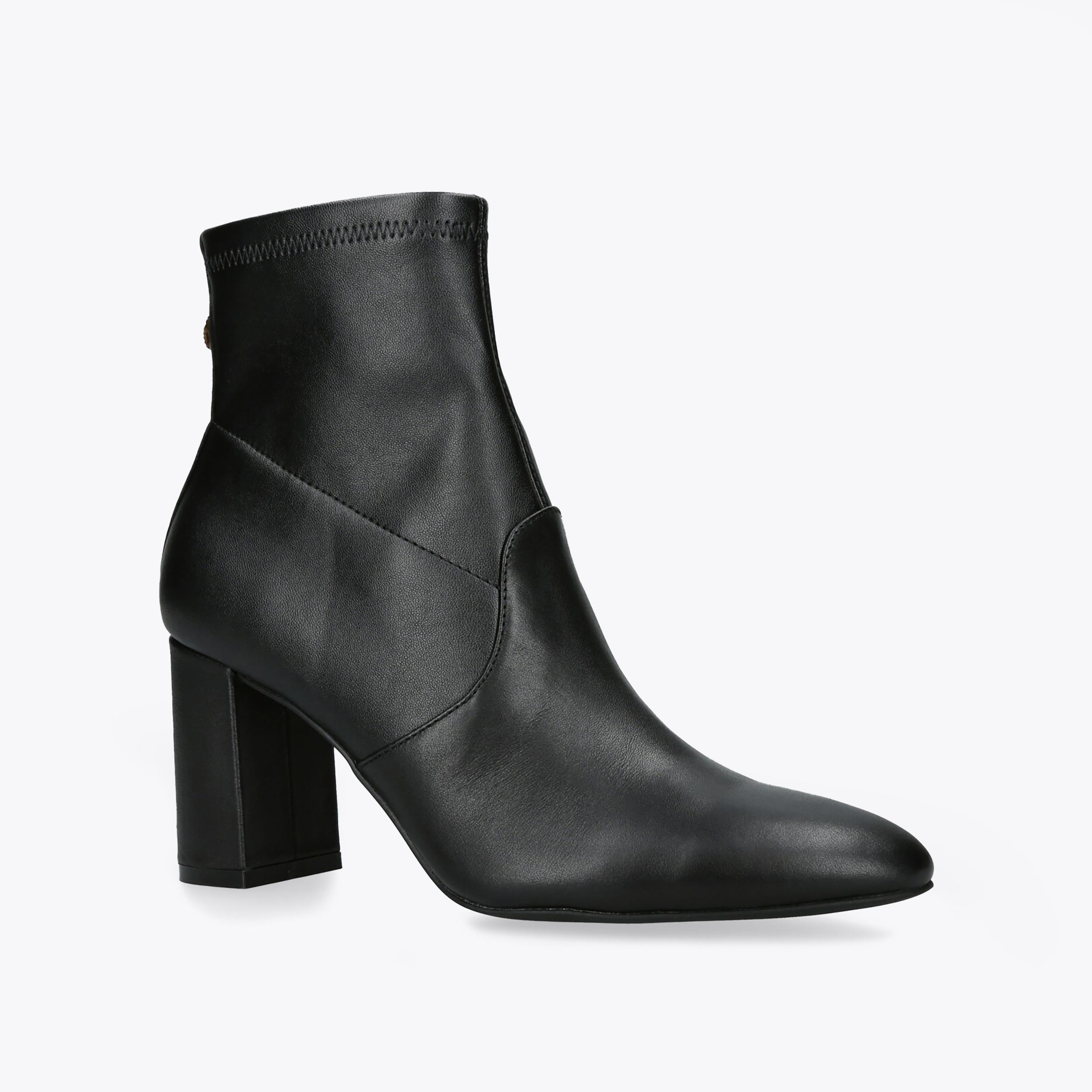 LANGLEY 80 ANKLE BOOT Black Leather Boots by KURT GEIGER LONDON
