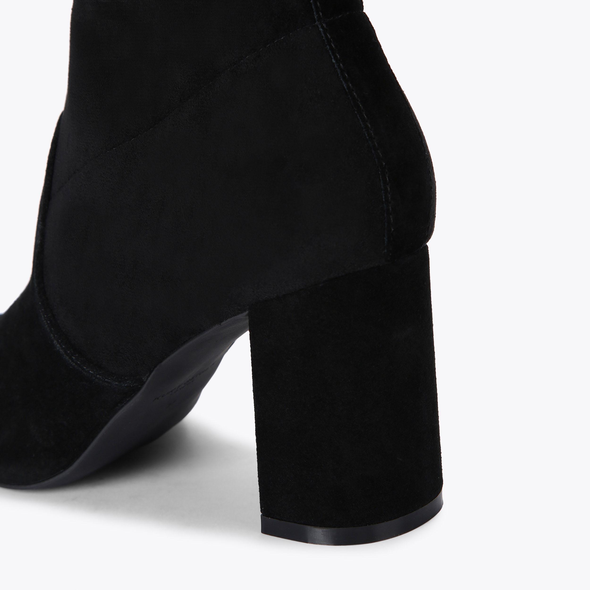 Kurt geiger black suede hot sale boots