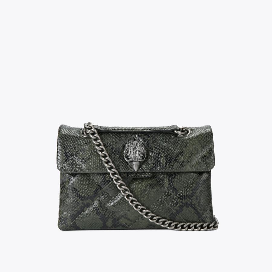 KENSINGTON BAG SOFT Snake Print Shoulder Bag by KURT GEIGER LONDON