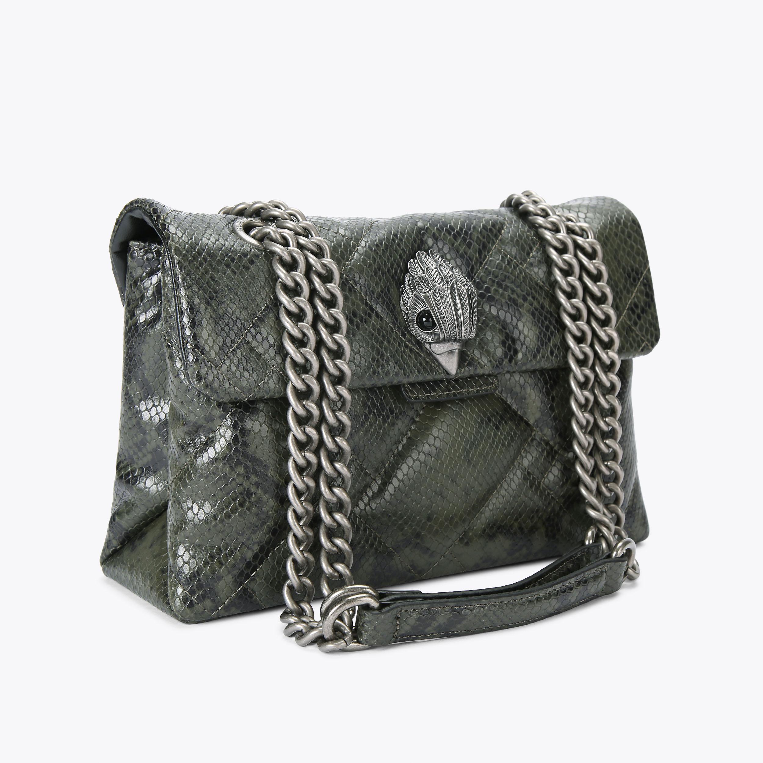 KENSINGTON BAG SOFT Snake Print Shoulder Bag by KURT GEIGER LONDON