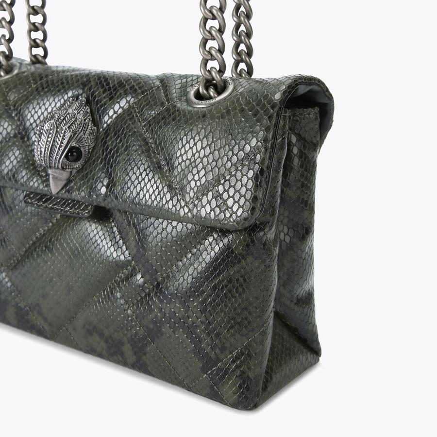 KENSINGTON BAG SOFT Snake Print Shoulder Bag by KURT GEIGER LONDON