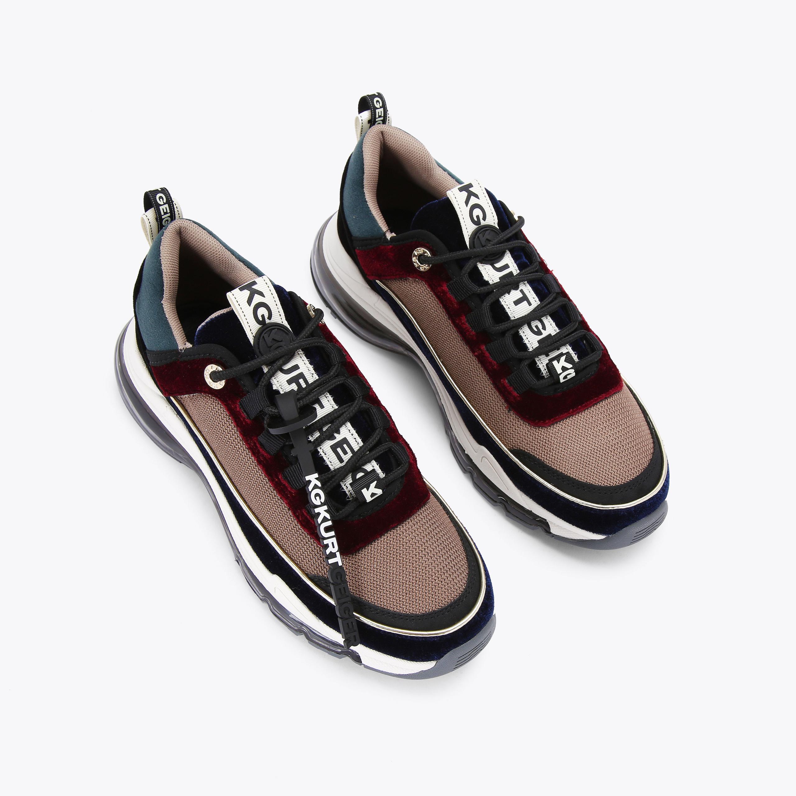 LEGIT LACE UP Wine Sneakers by KG KURT GEIGER