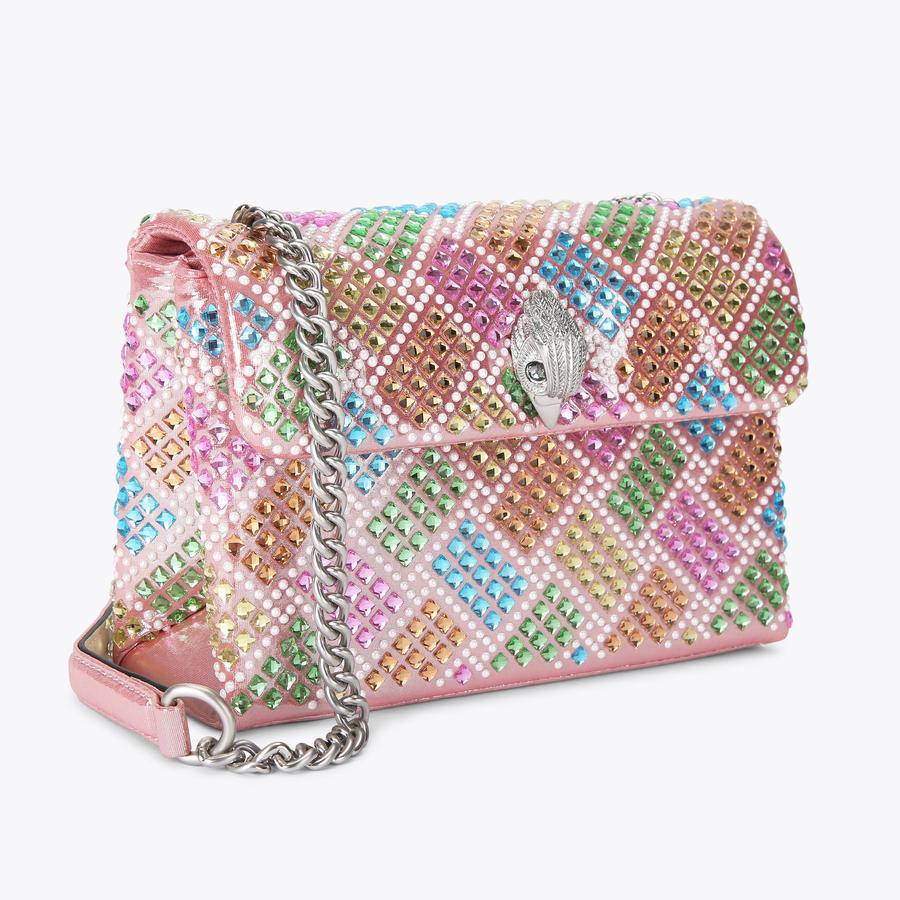 Kurt geiger pink kensington bag clearance