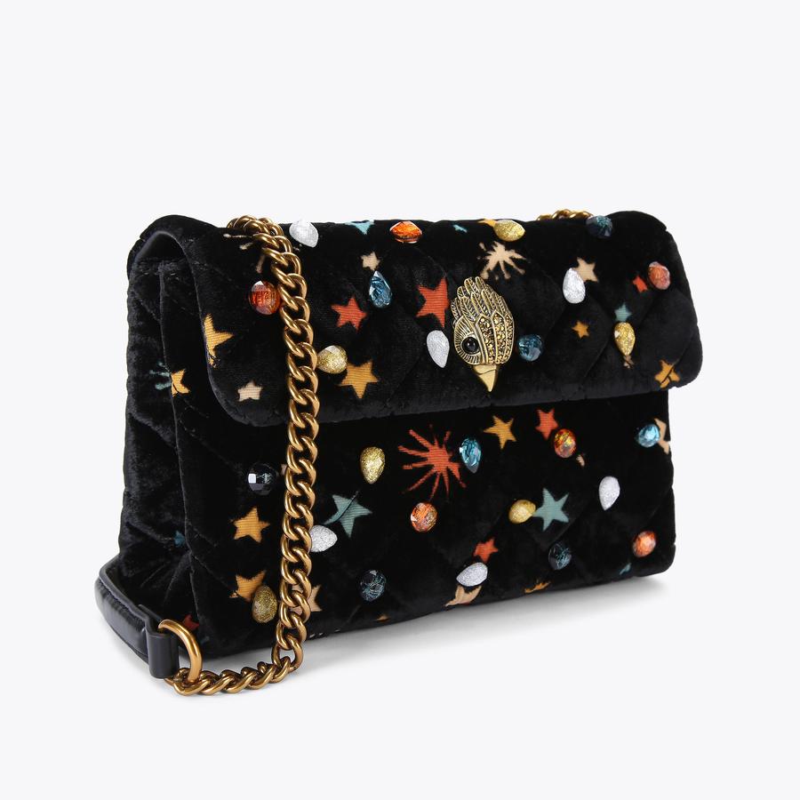 MD KENSINGTON CRYSTALS Star Printed Cross Body Bag by KURT GEIGER LONDON