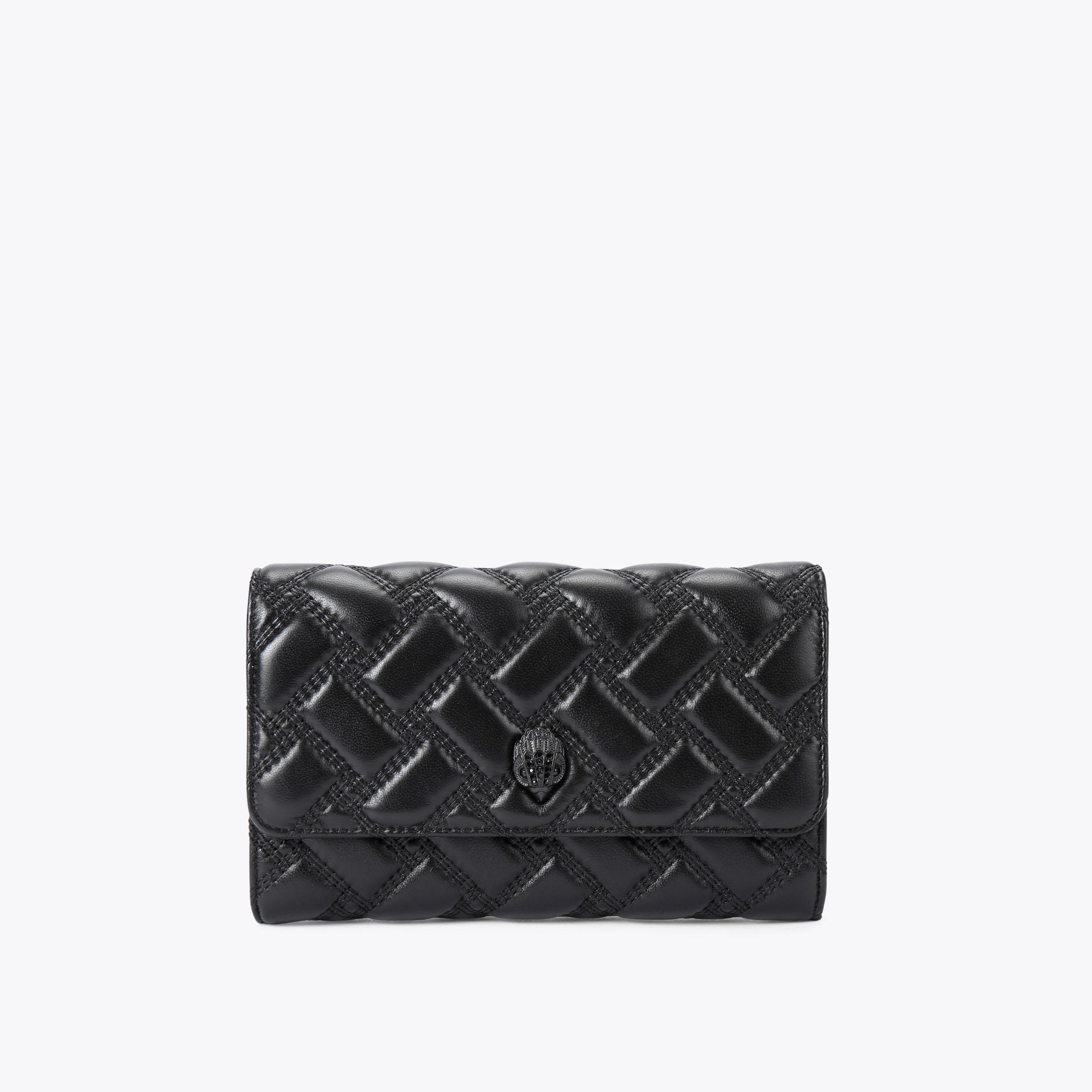 KENSINGTON CHAIN WALLET D Black Wallet On Chain by KURT GEIGER LONDON