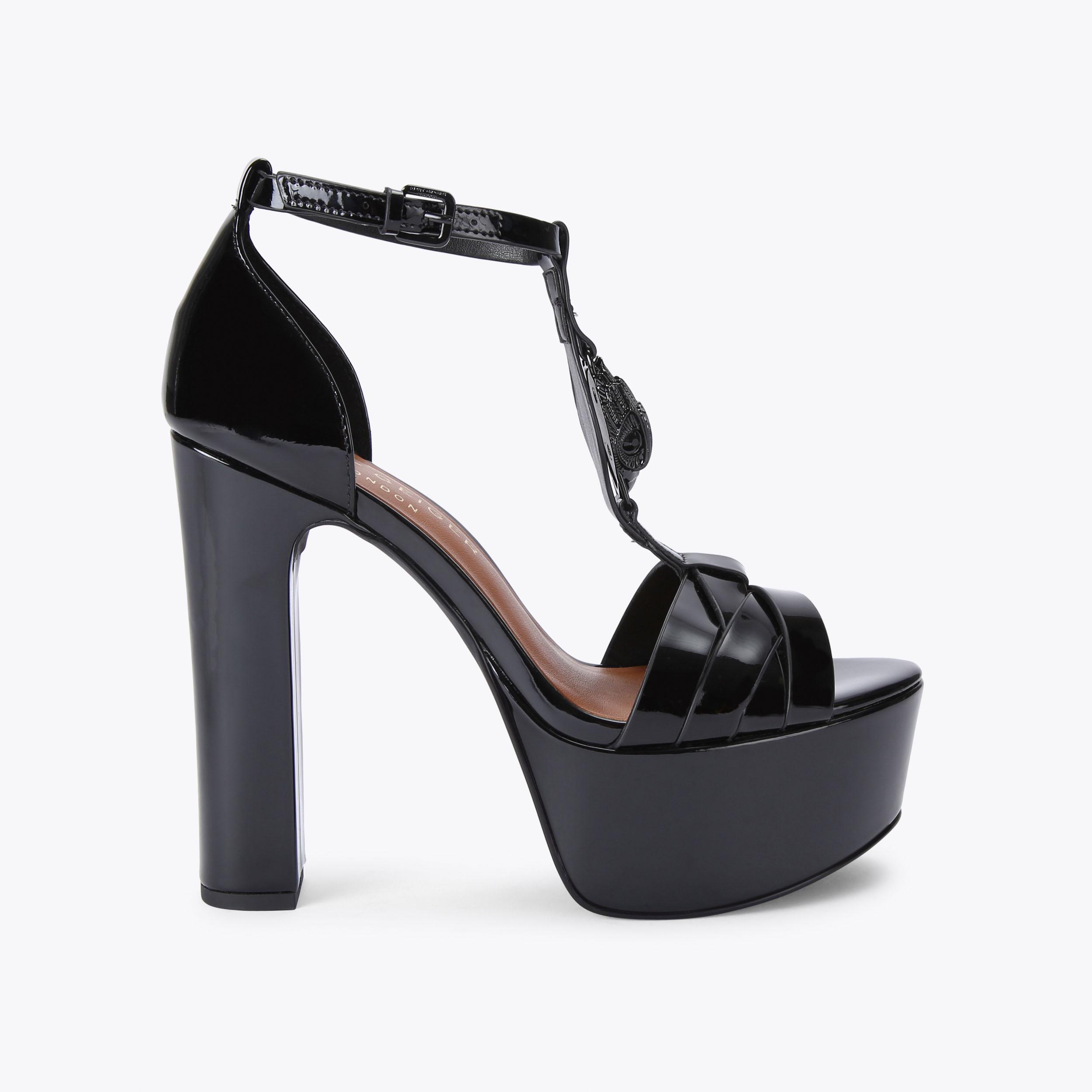 Kurt geiger sale black platform heels