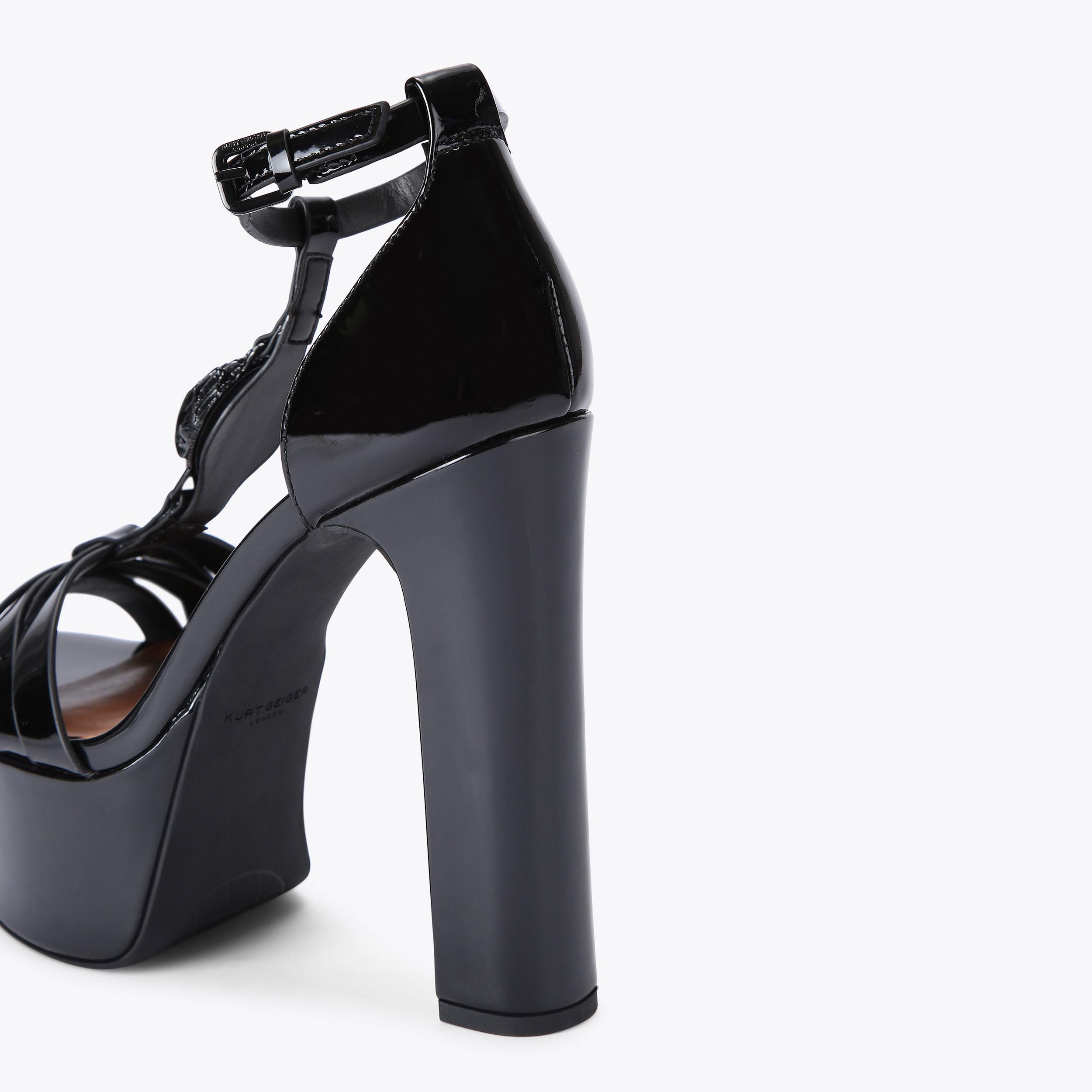 Kurt geiger outlet black platform heels