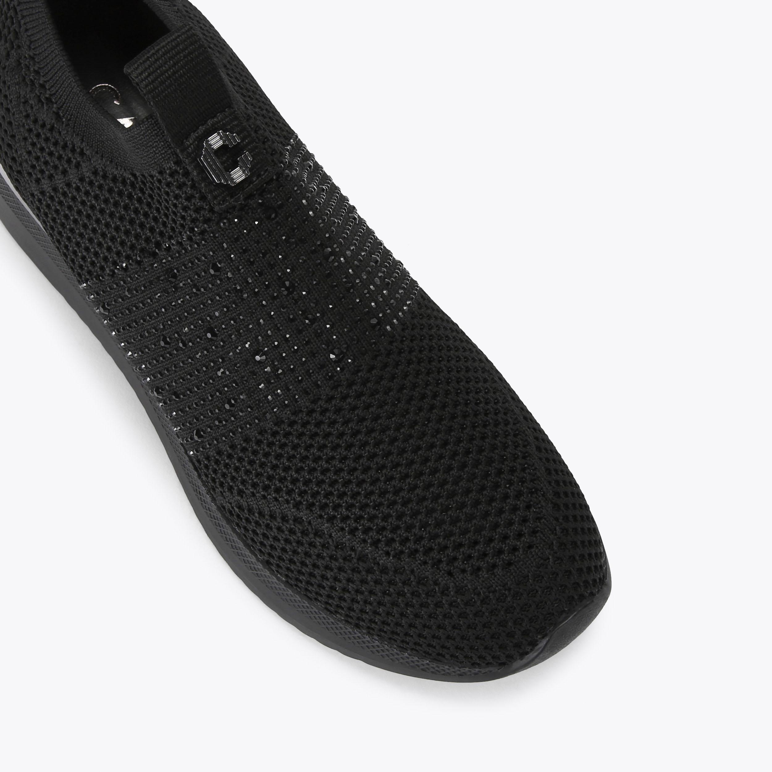 JANEIRO 2 Black Slip On Trainers by CARVELA