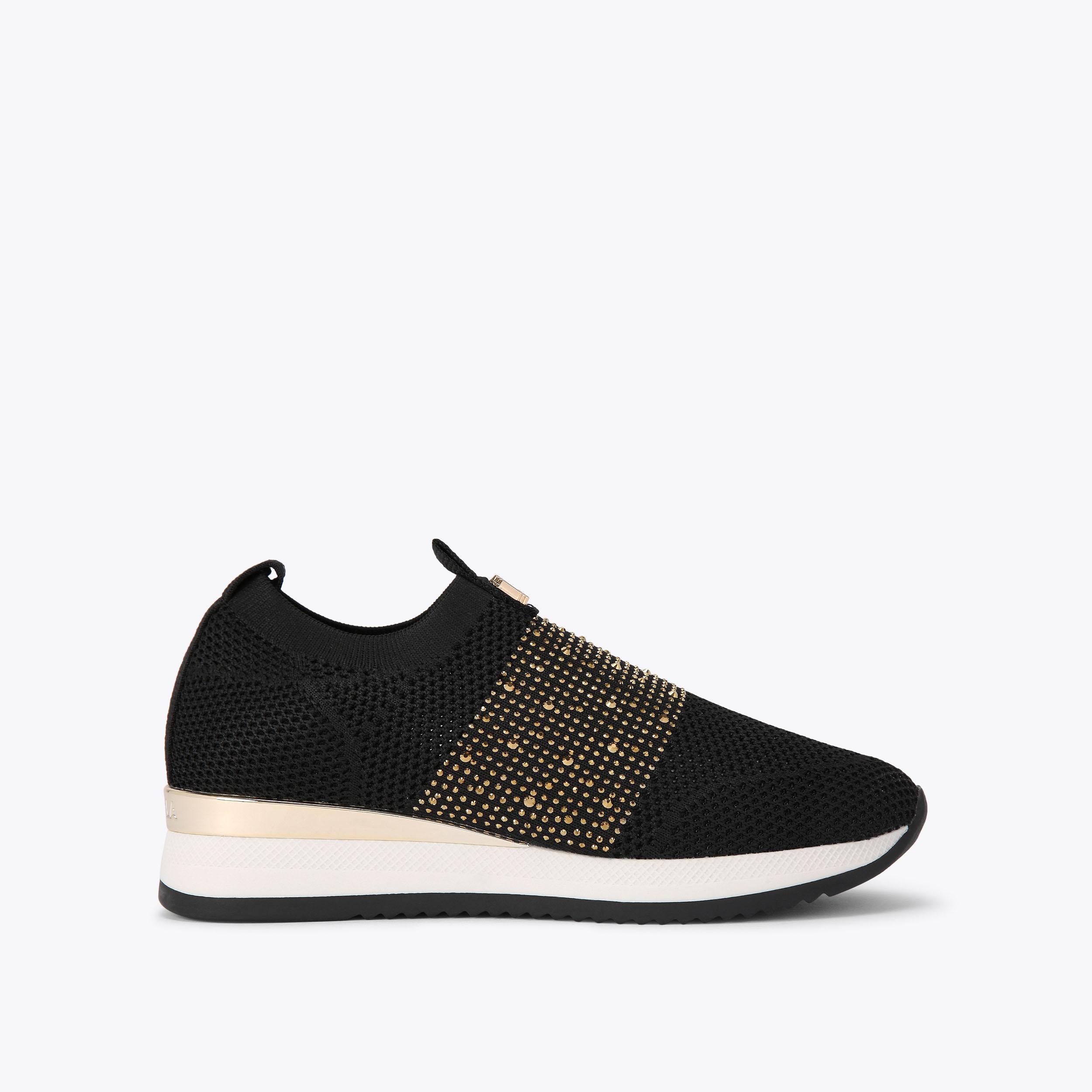 Carvela jazz trainers black hotsell