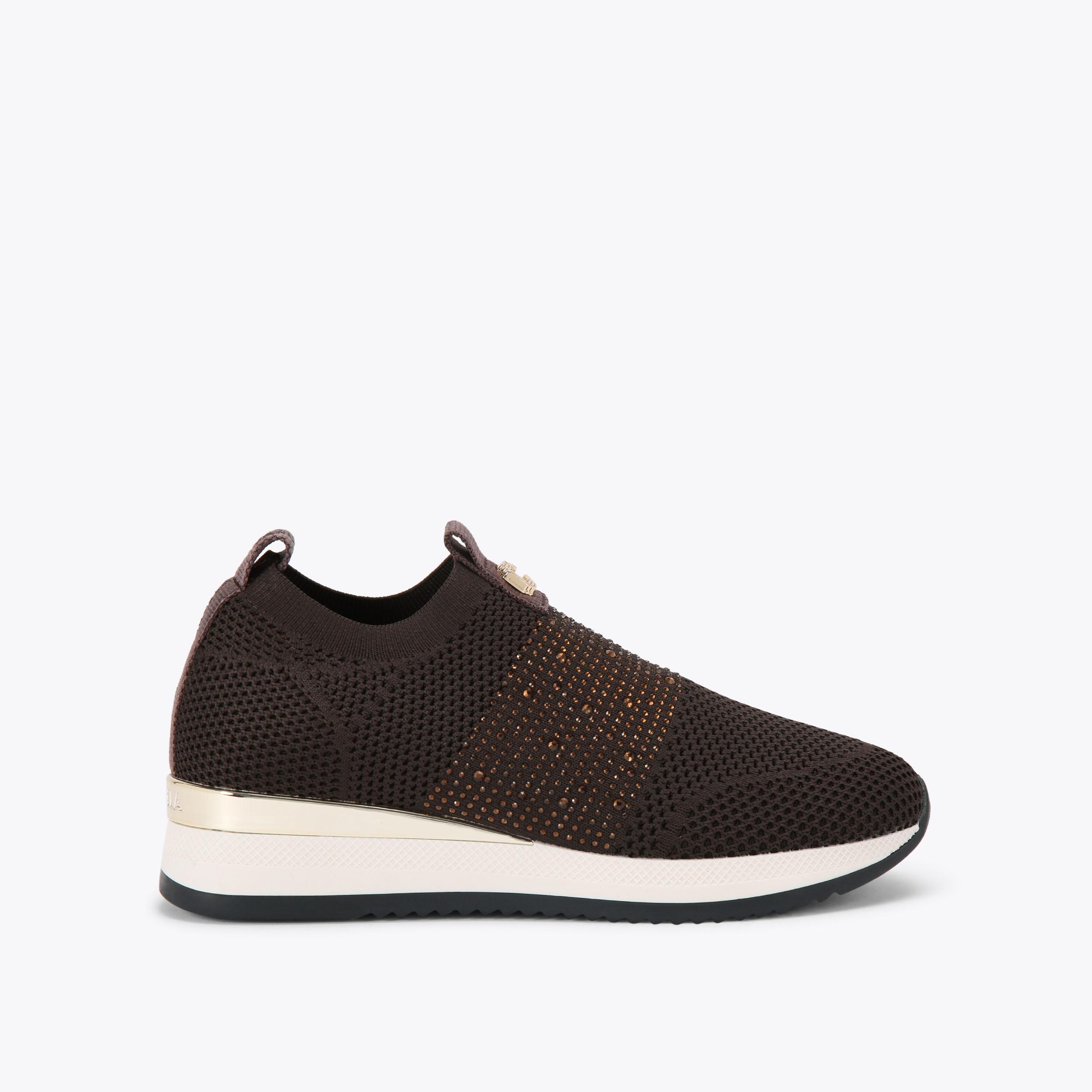 JANEIRO 2 grey slip on trainers by CARVELA