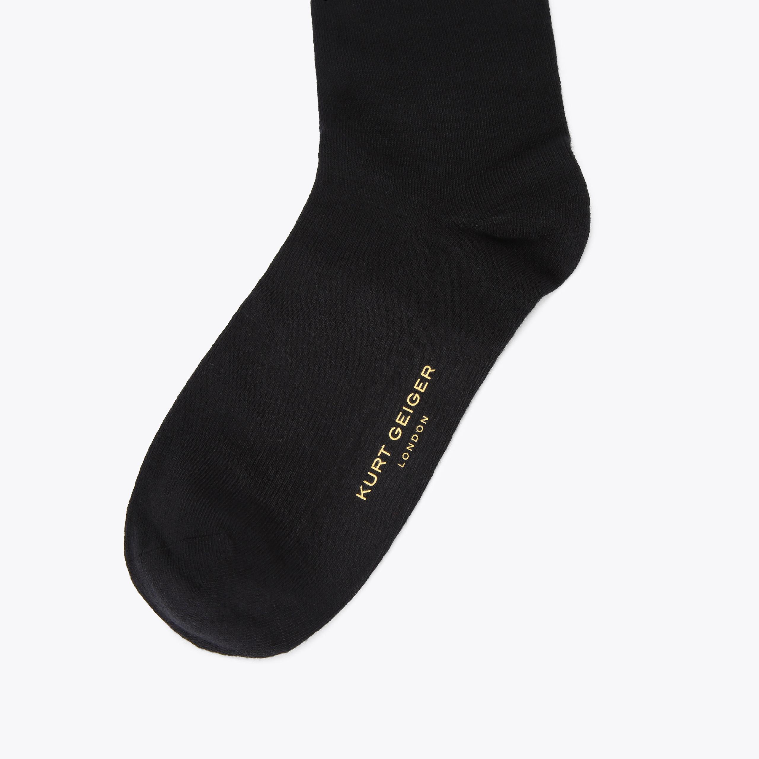 EVIL EYE GEM SOCK Black Evil Eye Sock by KURT GEIGER LONDON