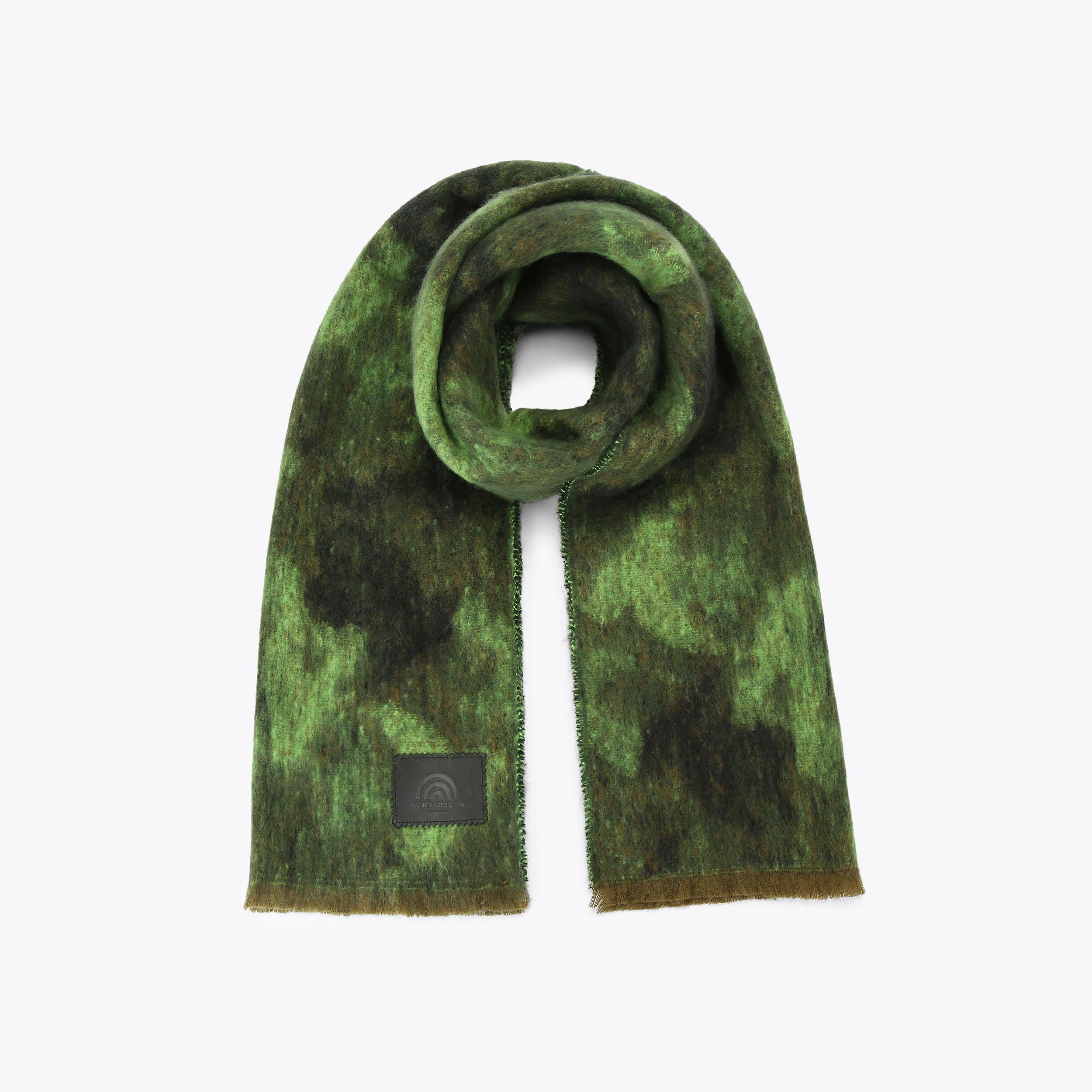 YARNDYE SCARF Camo Soft Scarf by KURT GEIGER LONDON