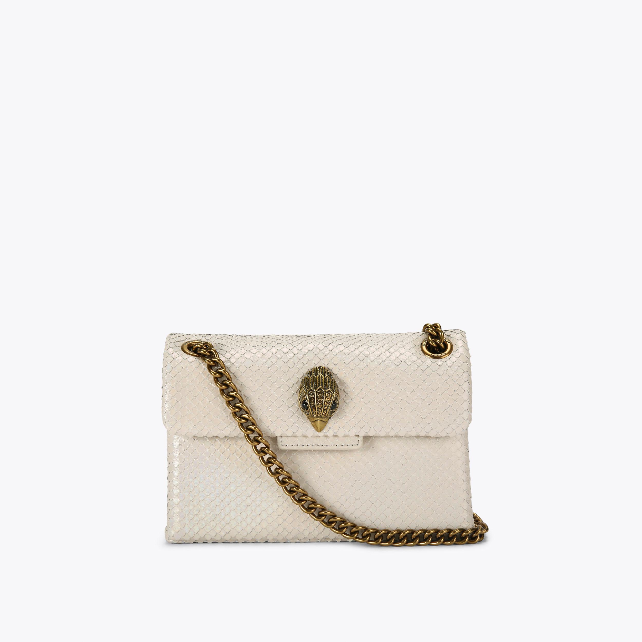 kurt geiger white clutch bag