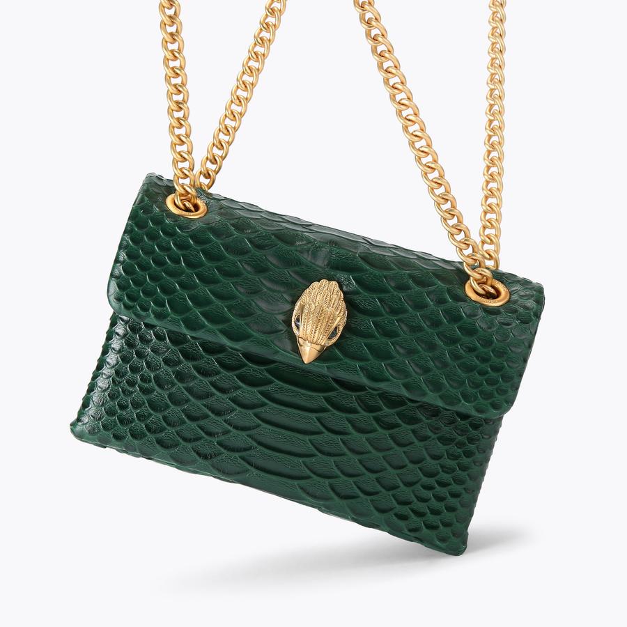 Kurt geiger leather kensington x bag hot sale