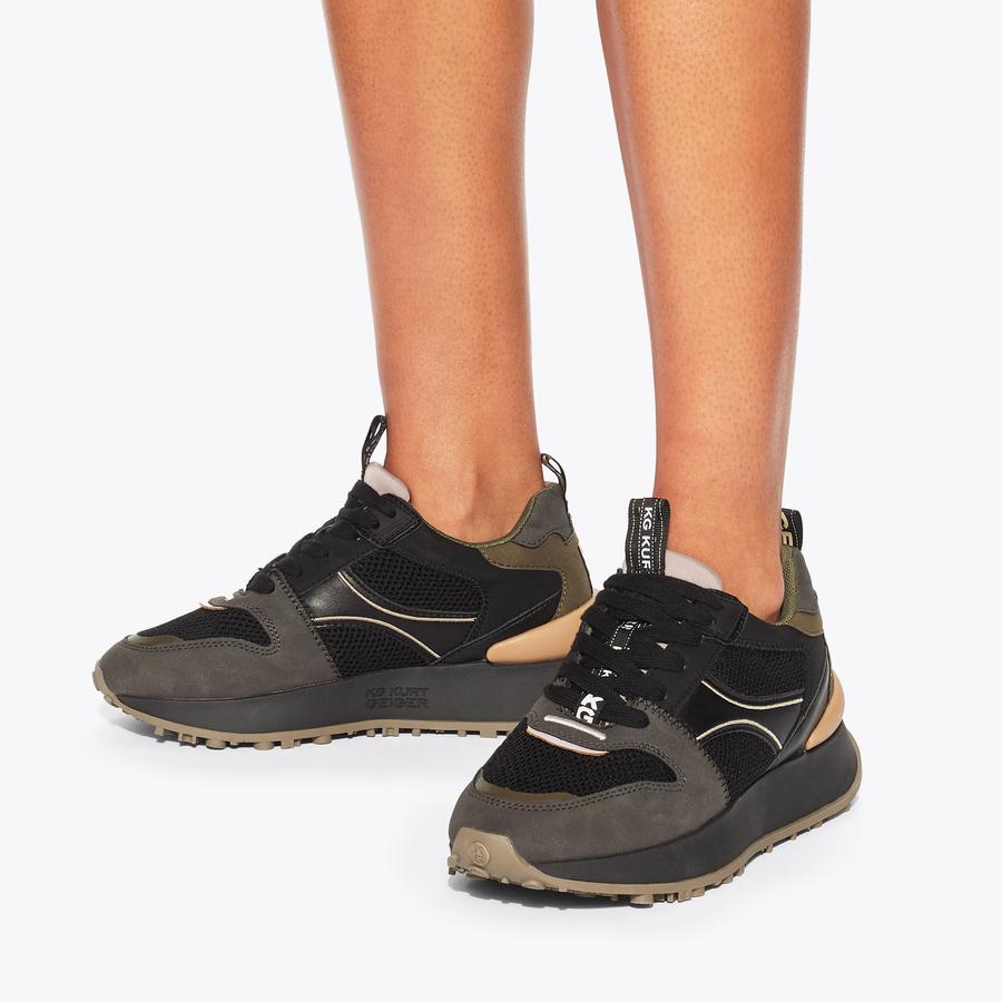 LEGEND Khaki Chunky Sneaker by KG KURT GEIGER