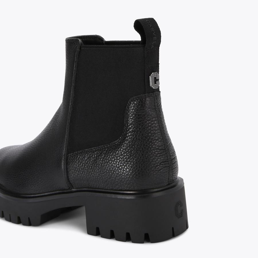 LIMIT Black Chelsea Boots by CARVELA