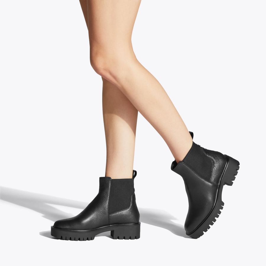 LIMIT Black Chelsea Boots by CARVELA