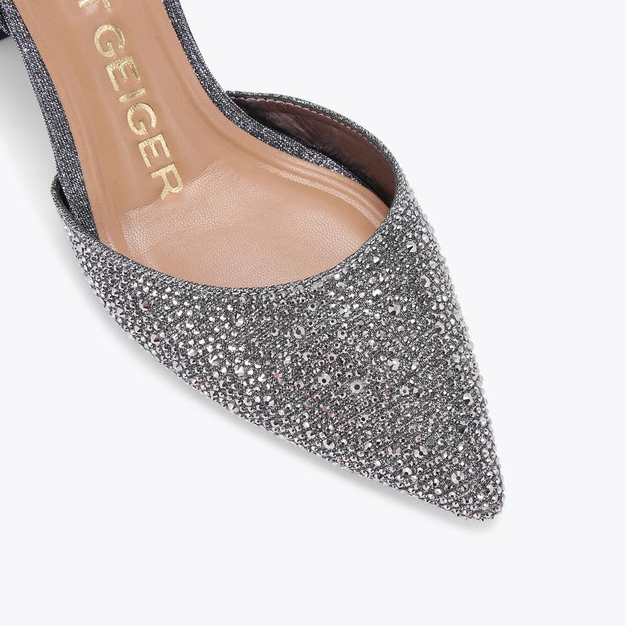 Kurt geiger grey heels hot sale