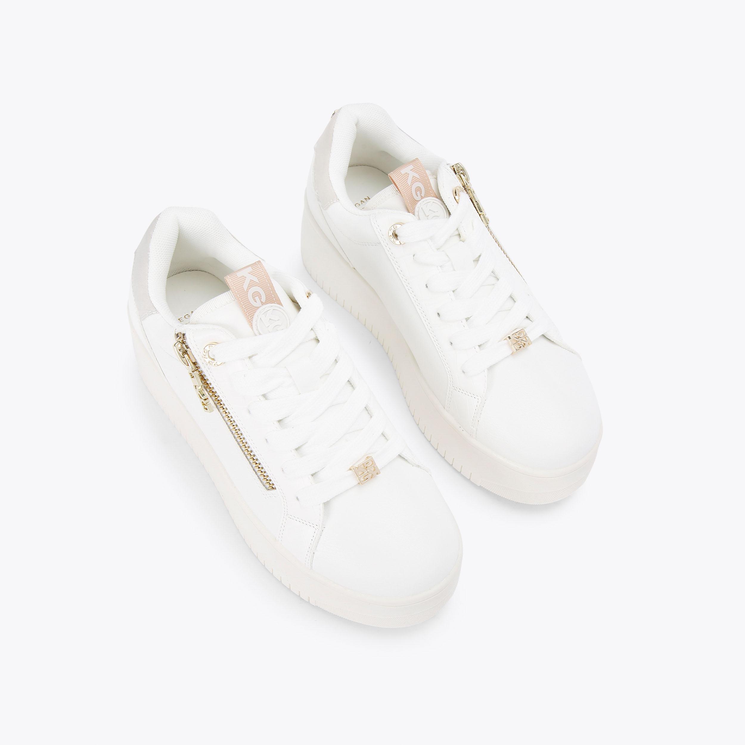 Kg by kurt sales geiger trainers in white