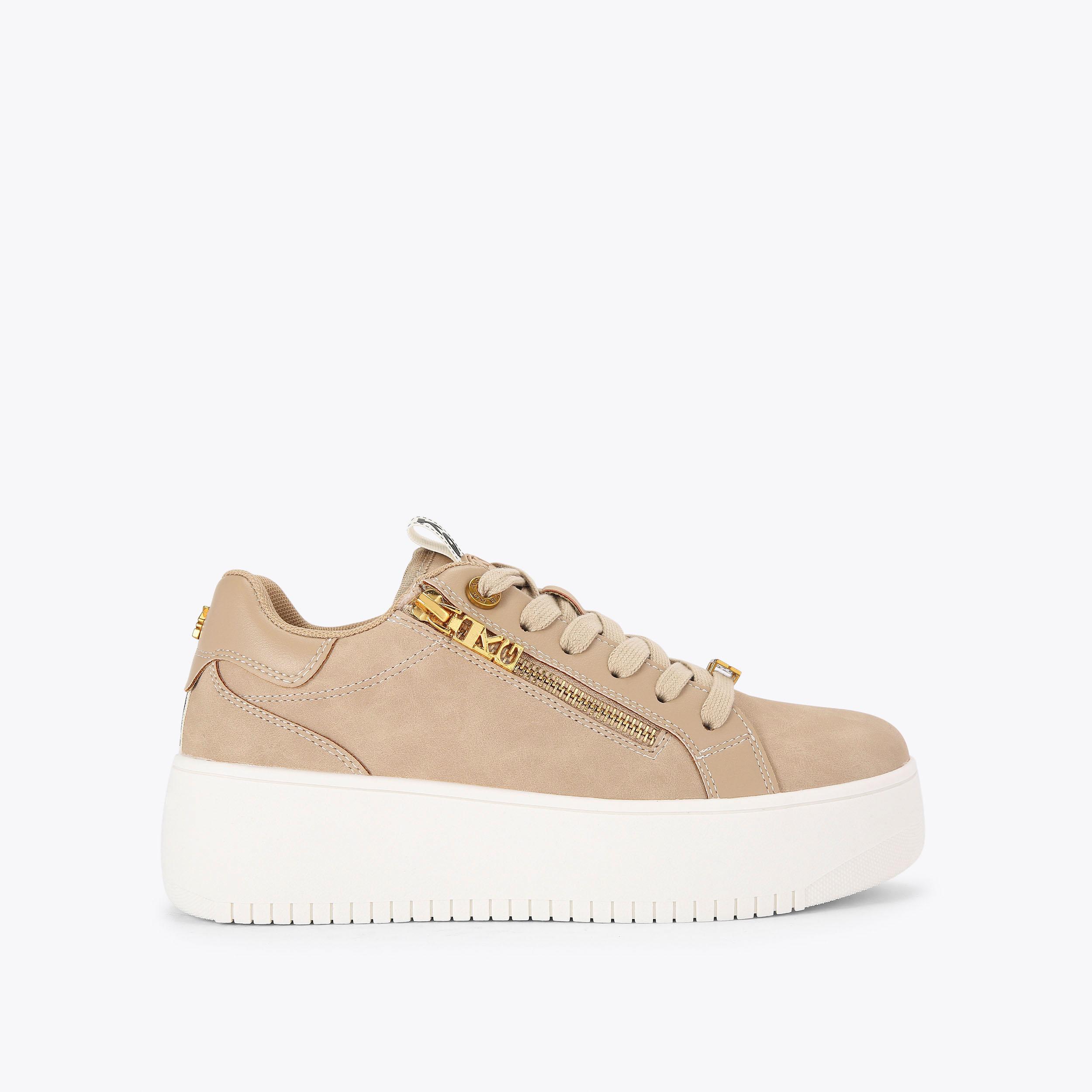 Kurt geiger hot sale khaki trainers