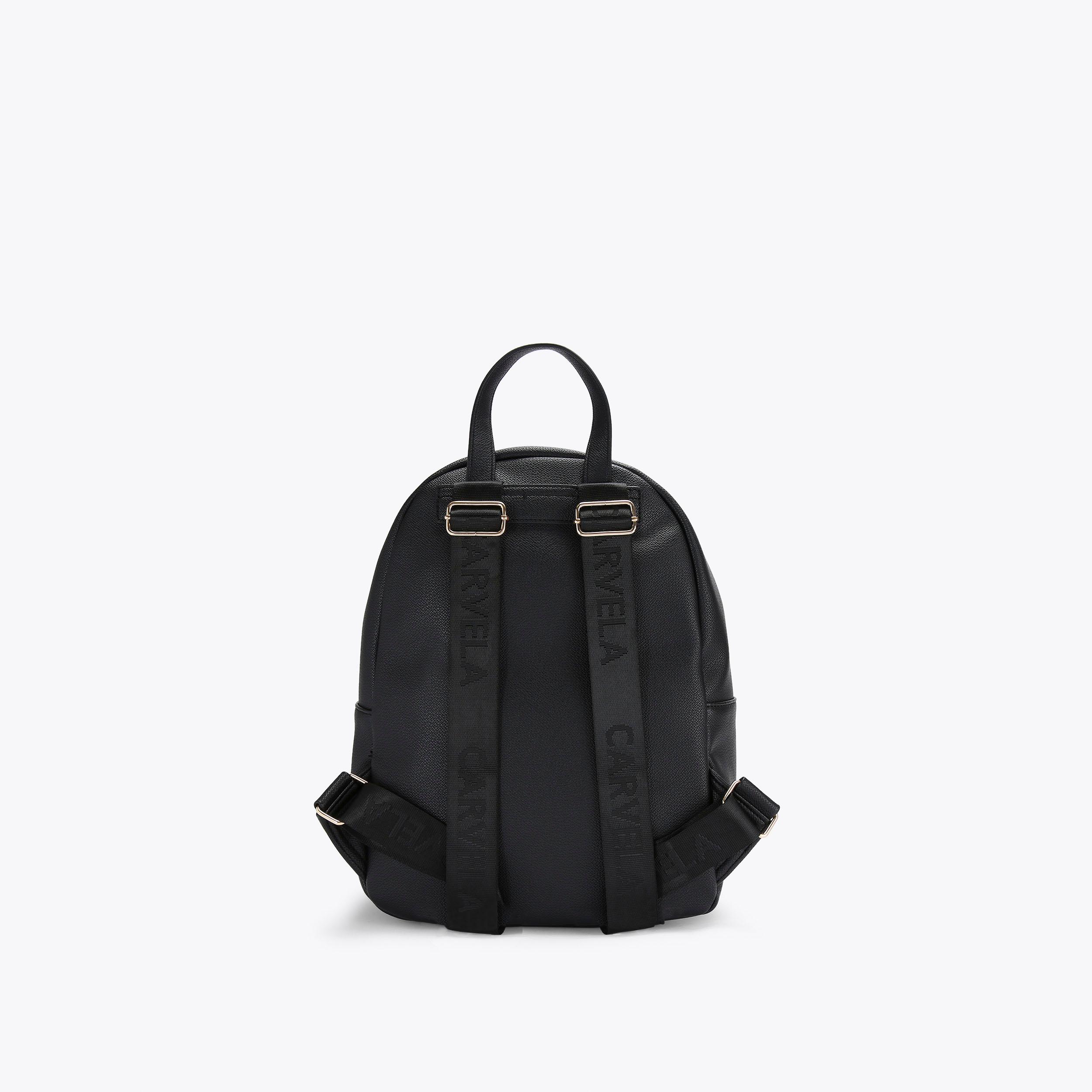 FRAME BACKPACK Black Backpack by CARVELA