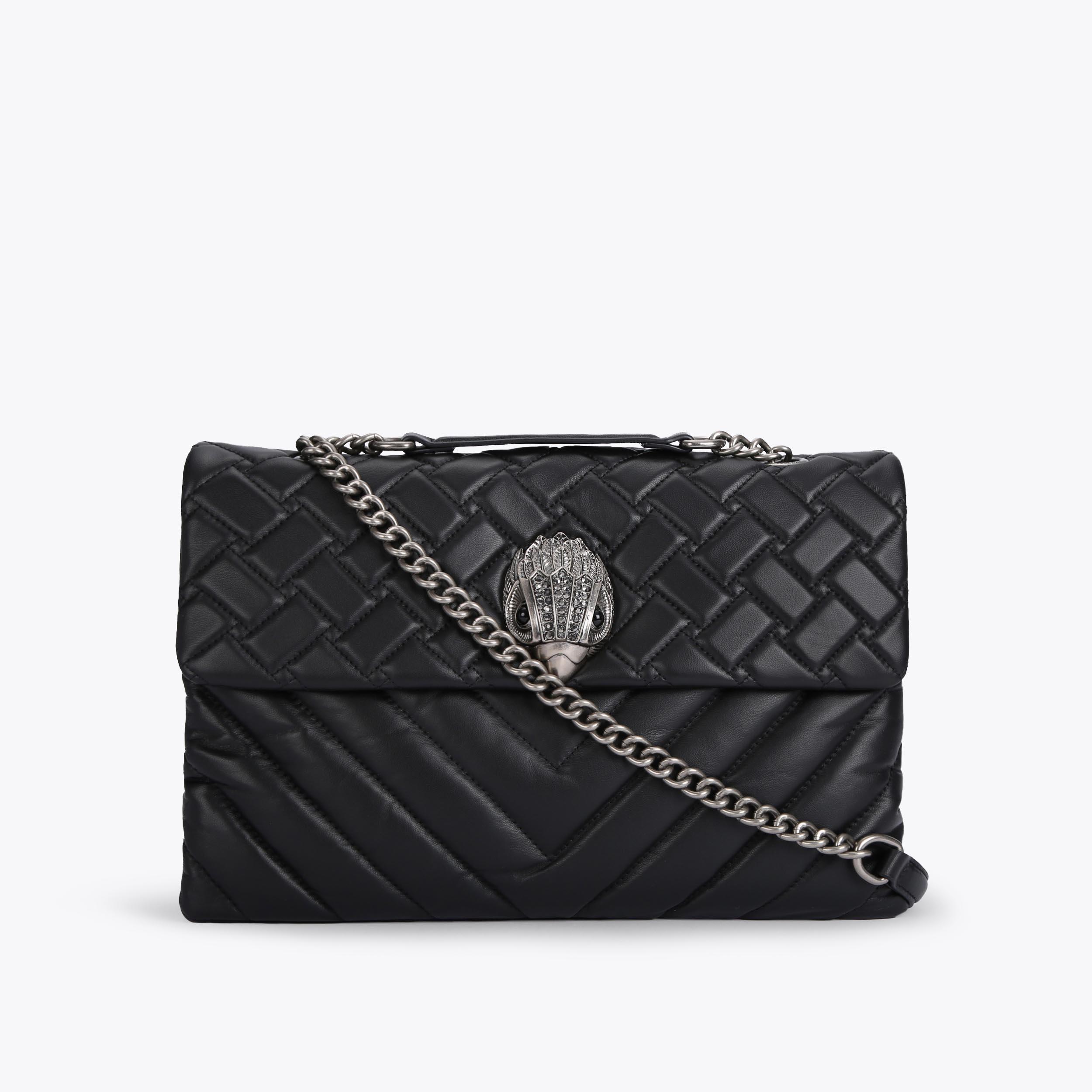 Kurt geiger xxl kensington bag black sale