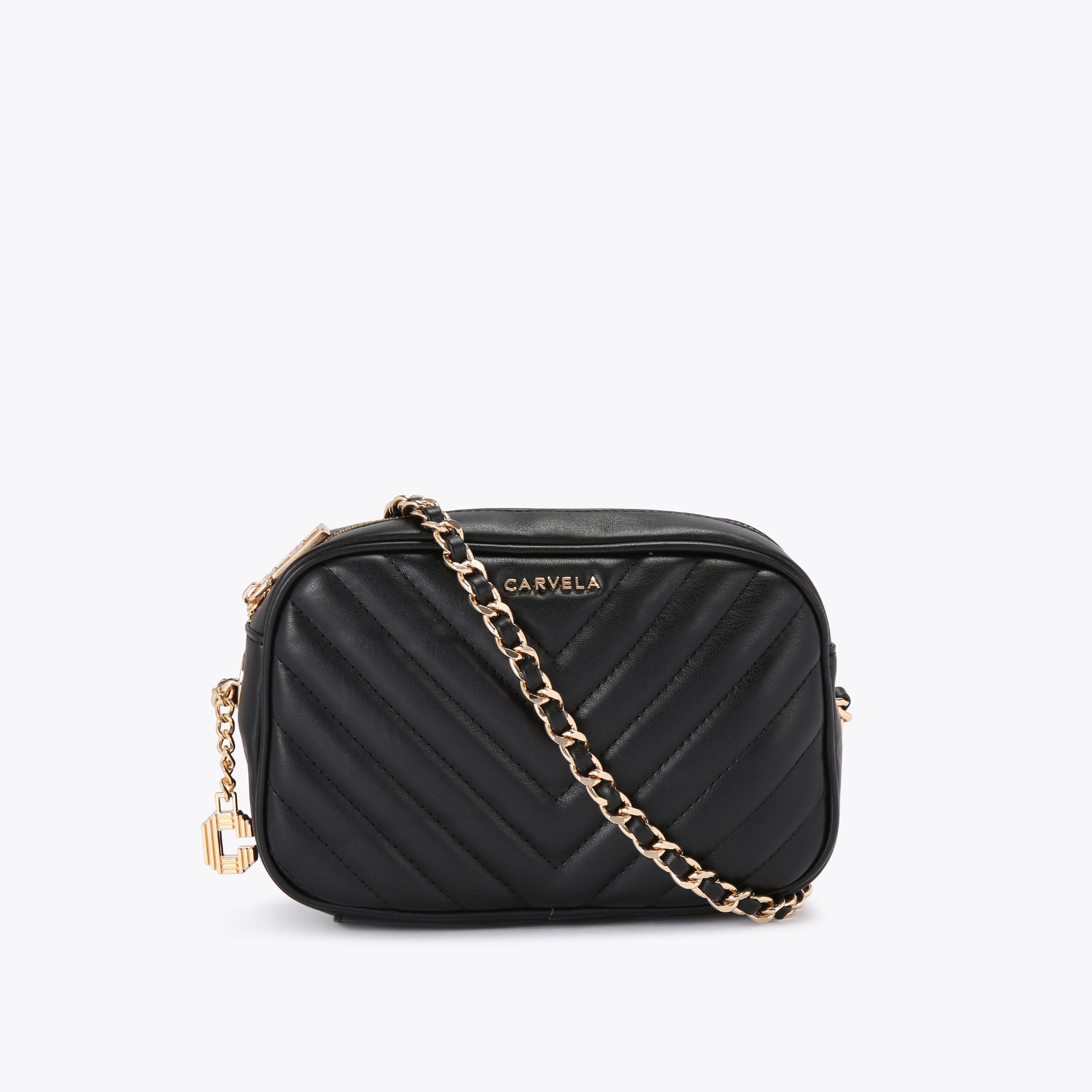 LOLA CROSS BODY Black Cross Body Bag by CARVELA