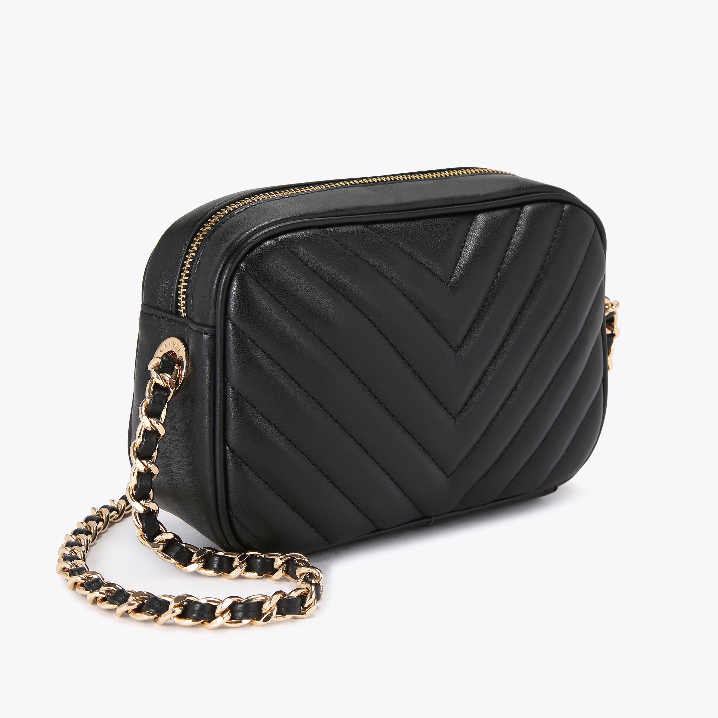 LOLA CROSS BODY Black Cross Body Bag by CARVELA
