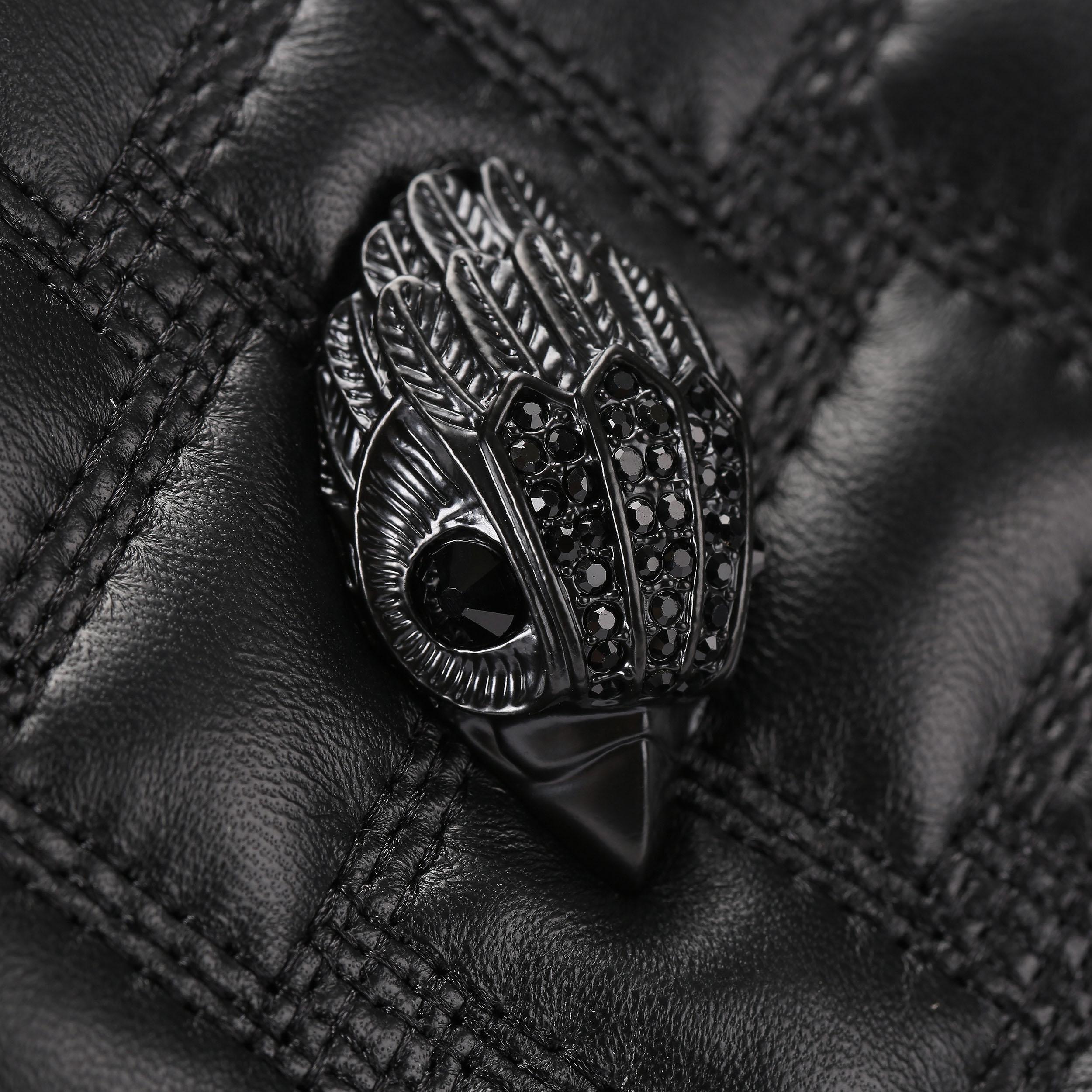 KENSINGTON TOTE DR Black Leather Tote Bag by KURT GEIGER LONDON