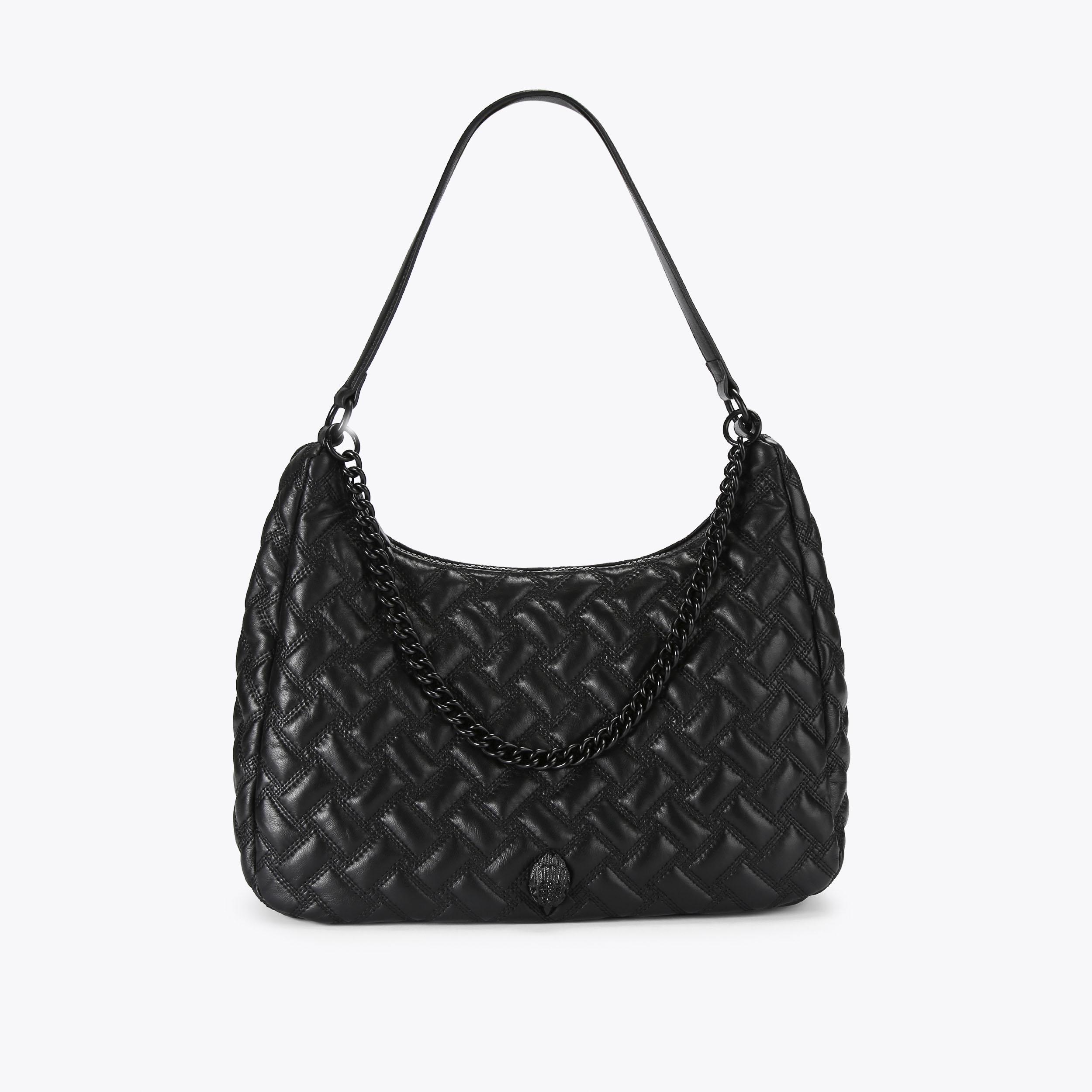 KENSINGTON LG HOBO DR Black Hobo Bag by KURT GEIGER LONDON