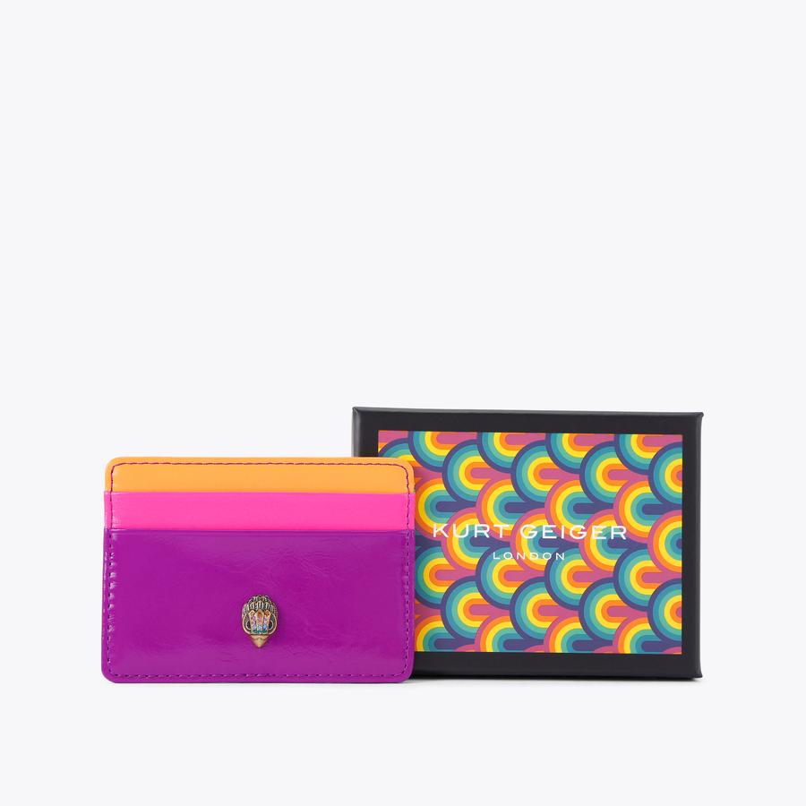 カードケース・名刺入れ THE MYSTERIOUS HOTEL GLITTER HEART CARD WALLET_2 colors Slim Credit Card Holder with Coin Purse Sangria Multi | All